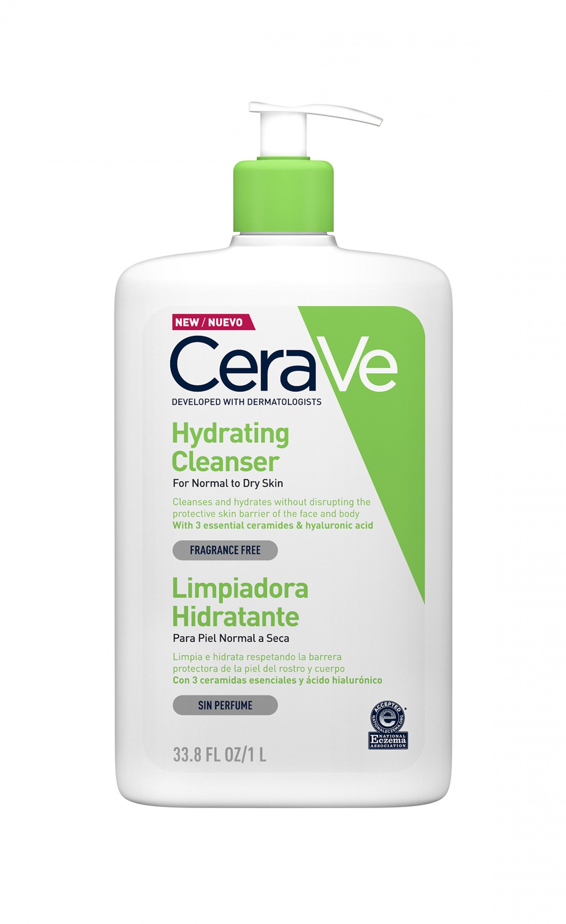 Cerave Hydrating Cleanser Limpiadora Hidratante 1000ml