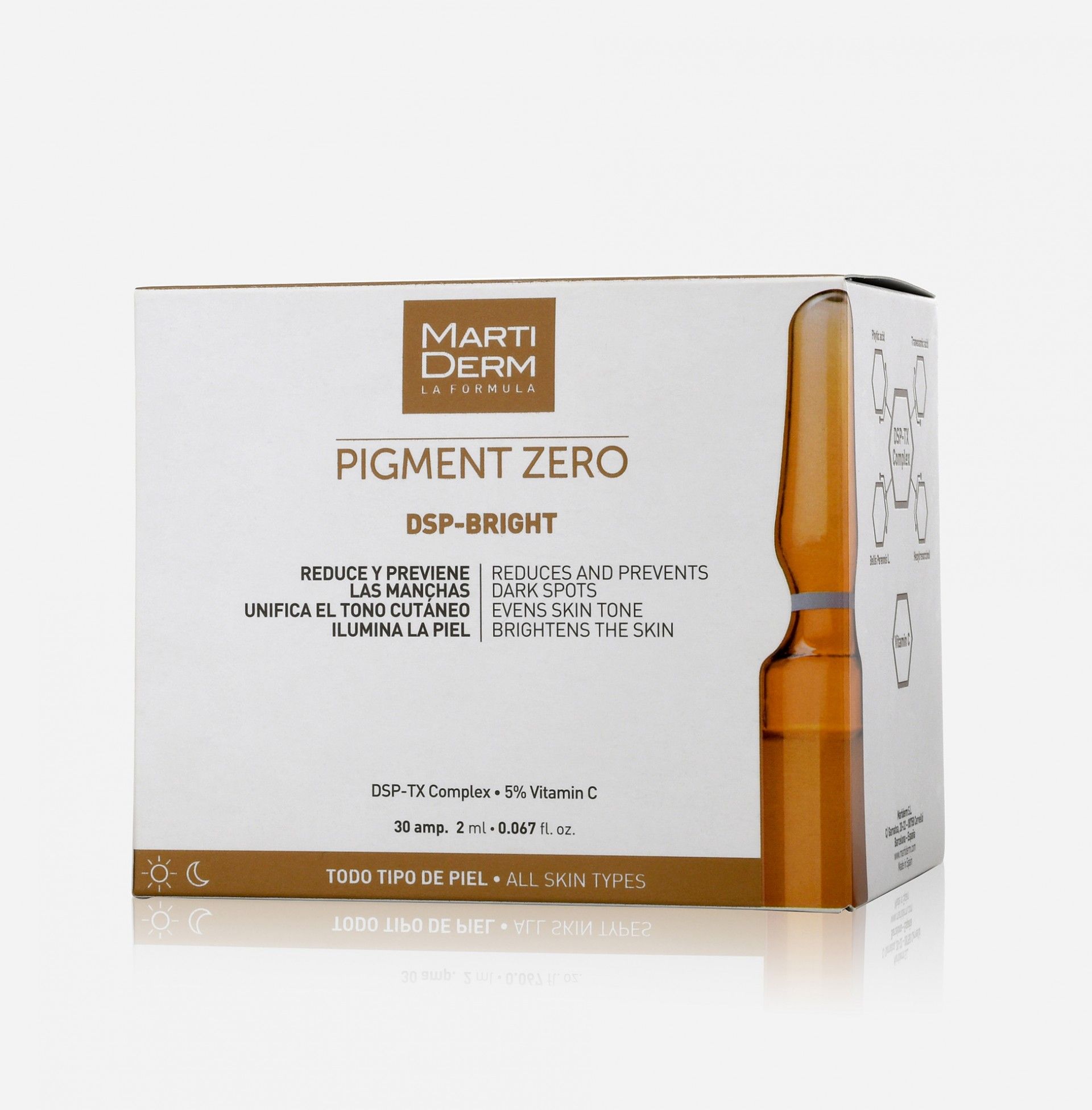 Martiderm Pigment Zero DSP-Bright 30 Ampolas