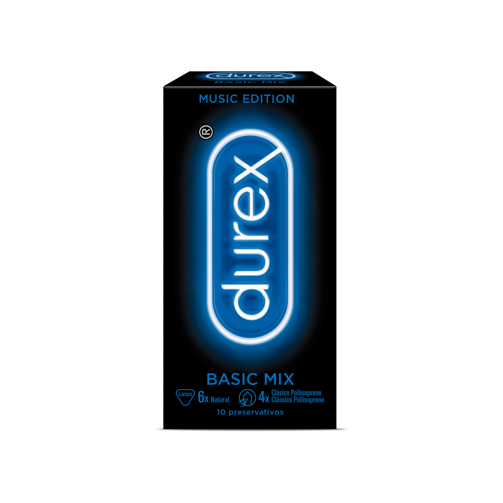 Durex Music Edit Basic Mix Preservativos X10