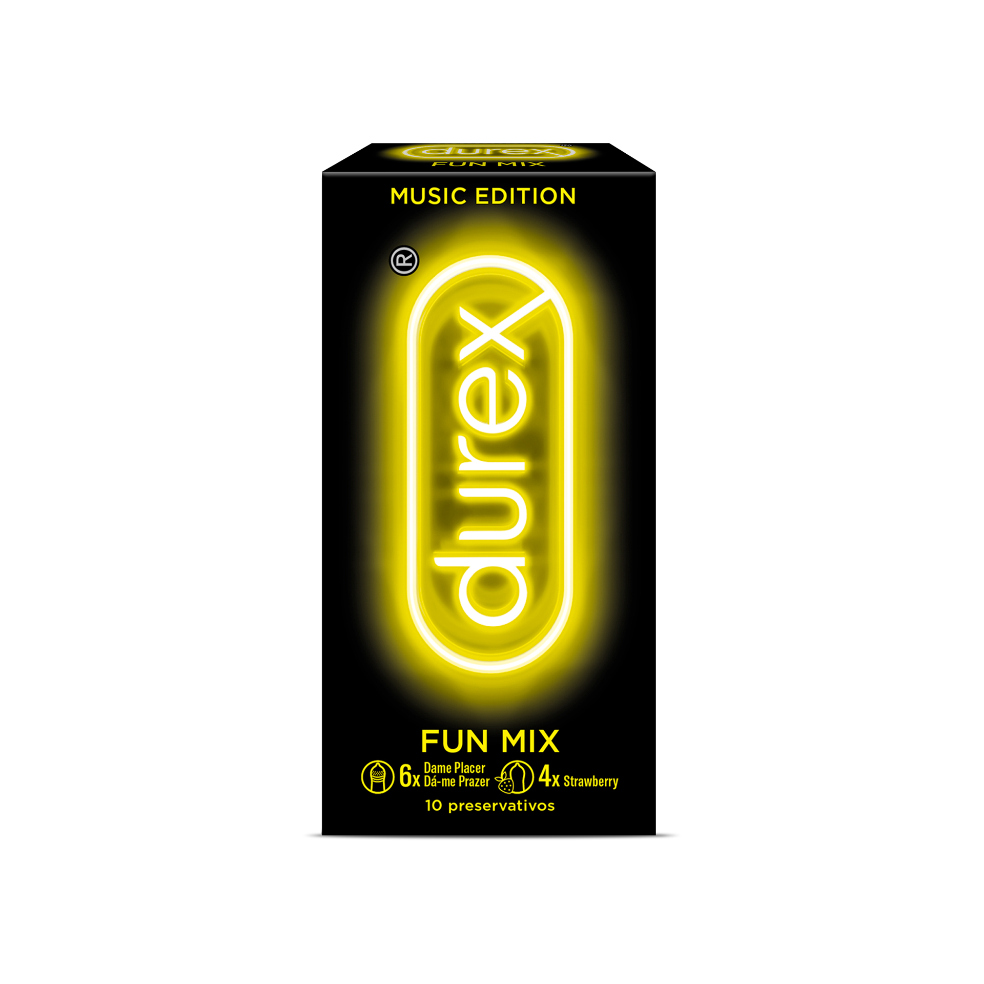 Durex Music Edit Fun Mix Preservativos X10