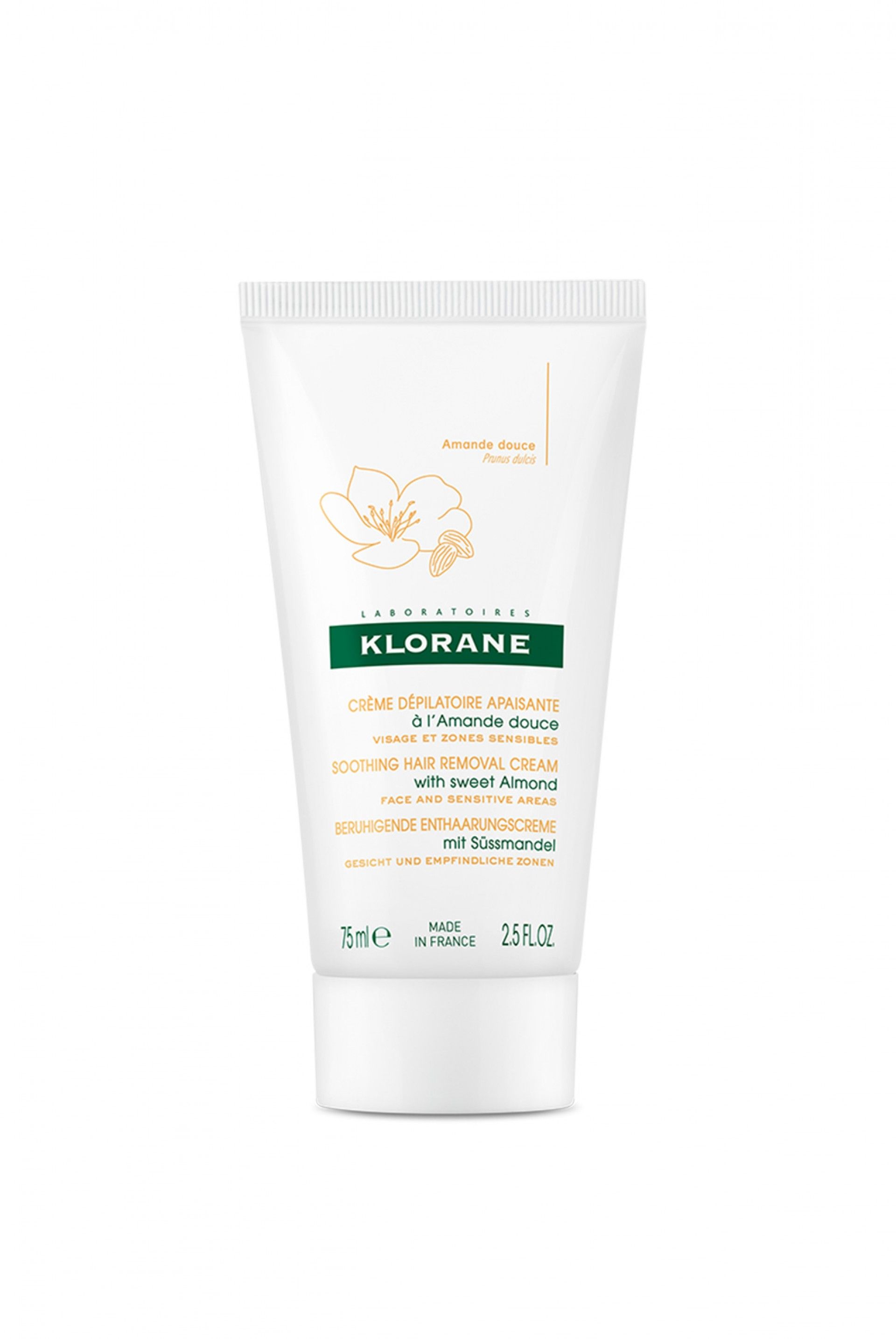 Klorane Crema Depilatoria Zonas Sensibles Suave 75ml