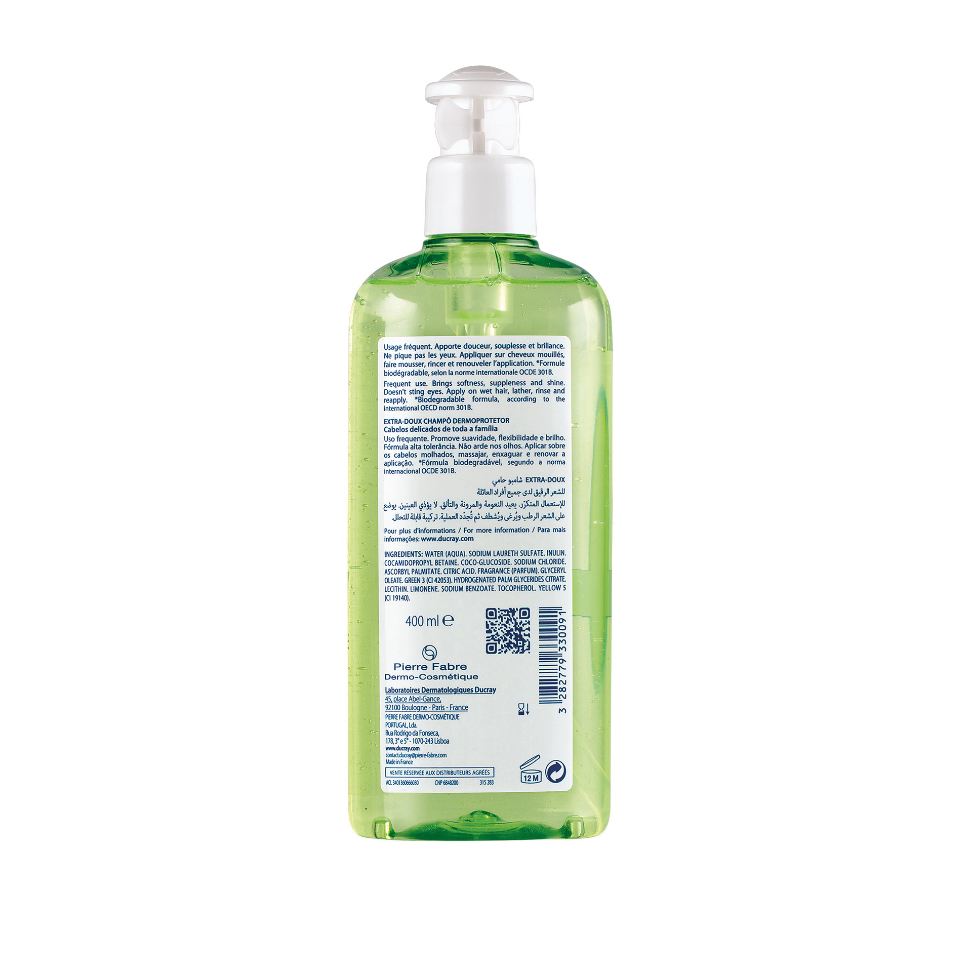 Ducray Extra-Doux Champô Dermoprotetor 400ml