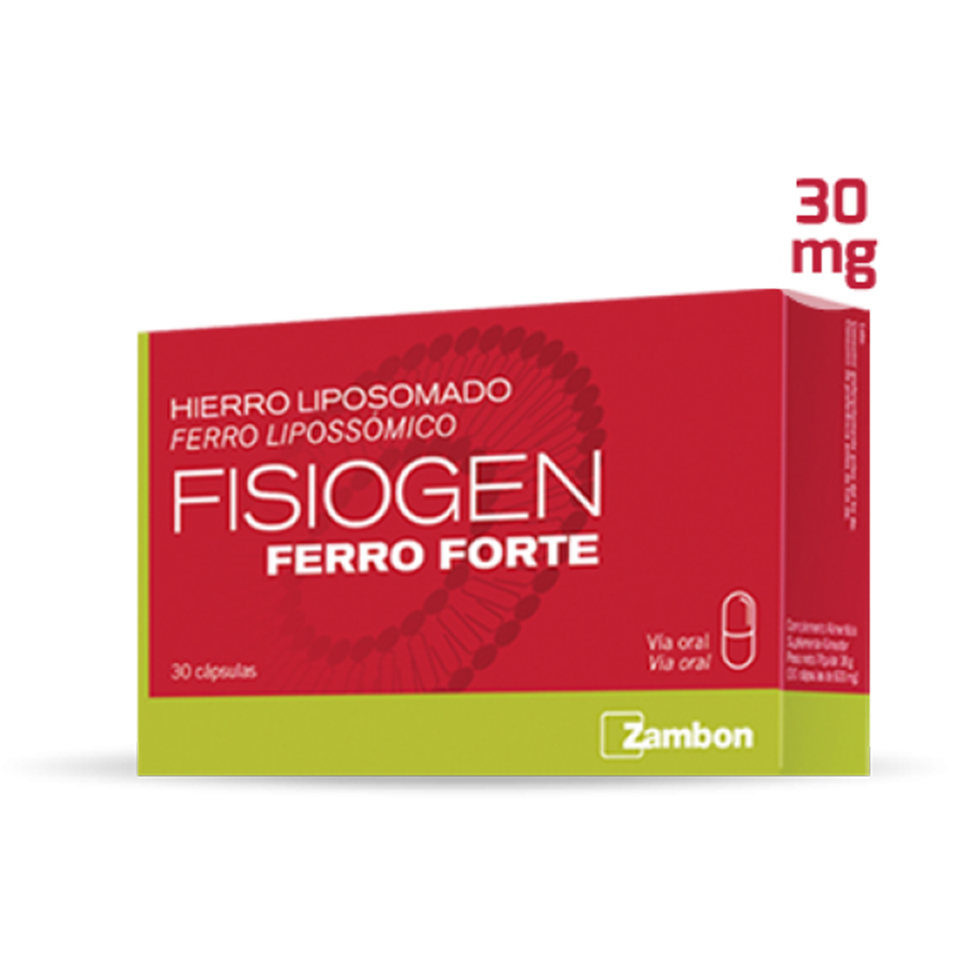 Fisiogen Ferro Forte 30 Cápsulas