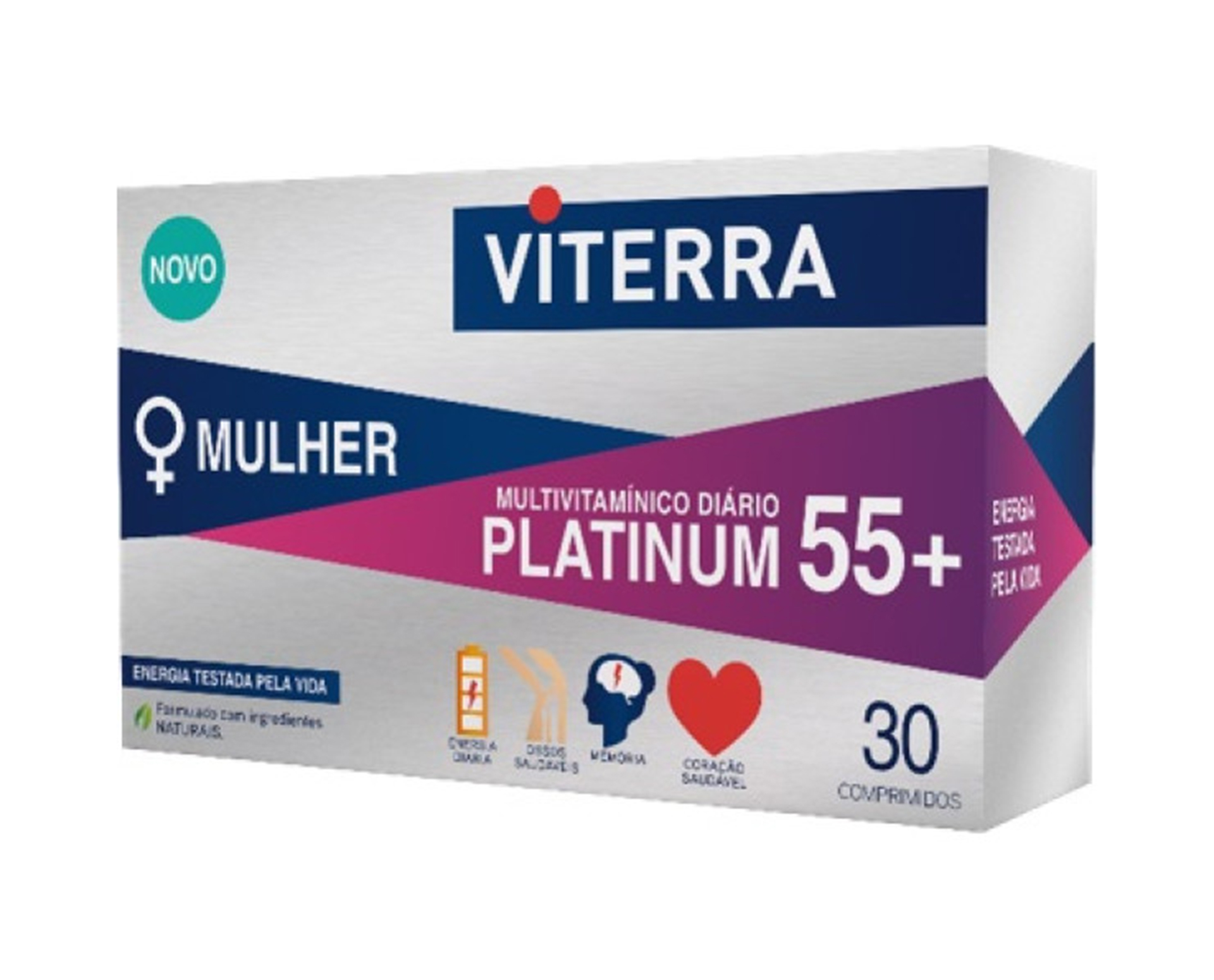 Viterra Mulher Platinum 55+ 30 Comprimidos