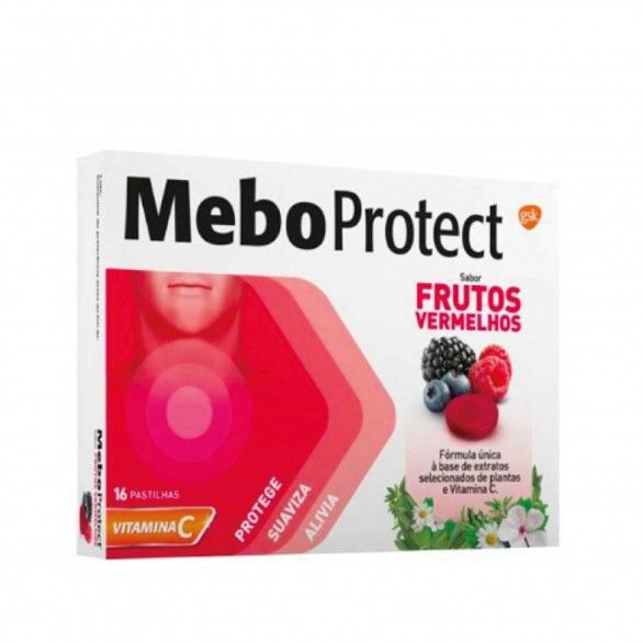 Meboprotect Frutos Vermelhos 16 Pastilhas 