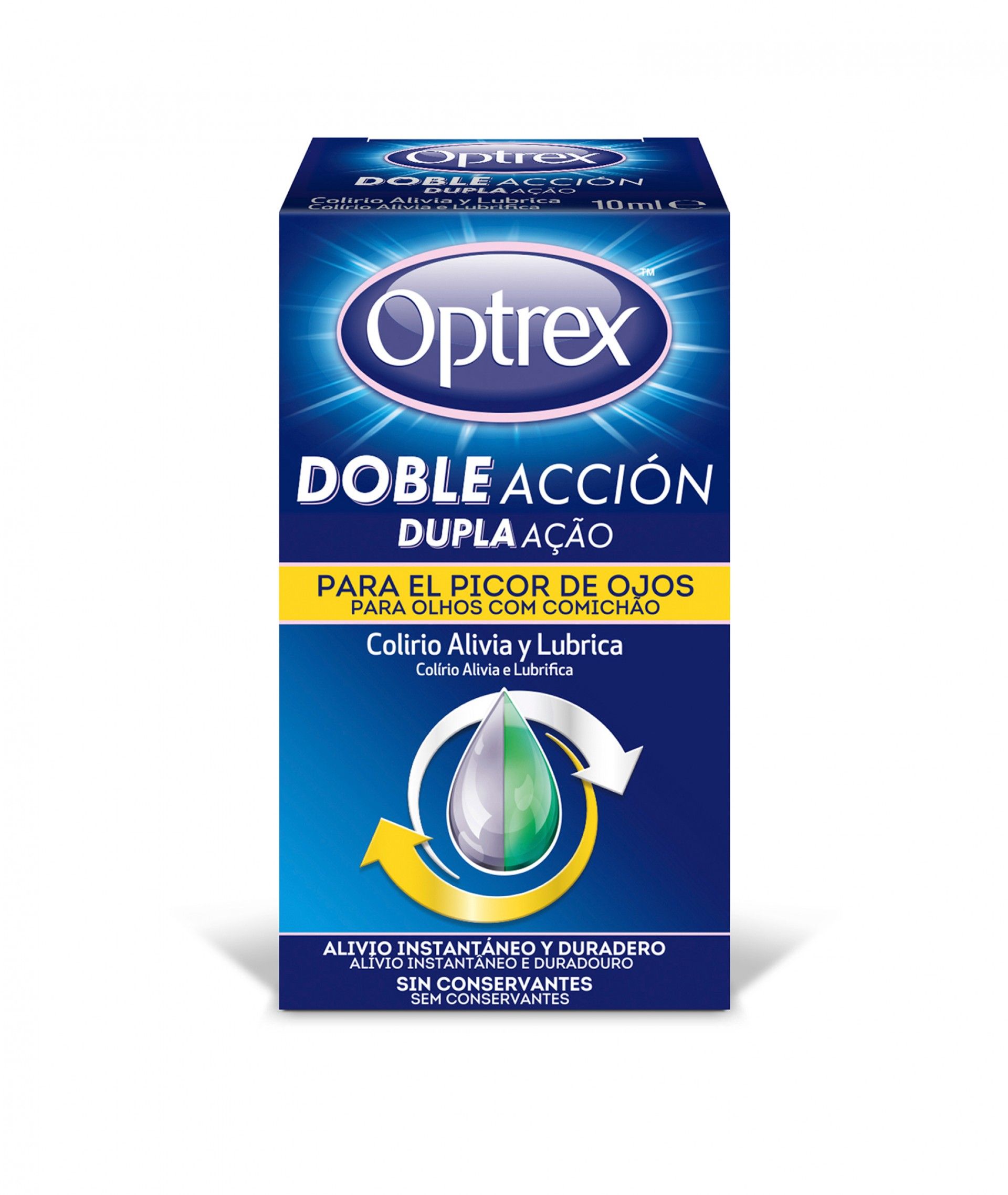 Optrex Colírio Dupla Ação Olhos Comichão 10ml