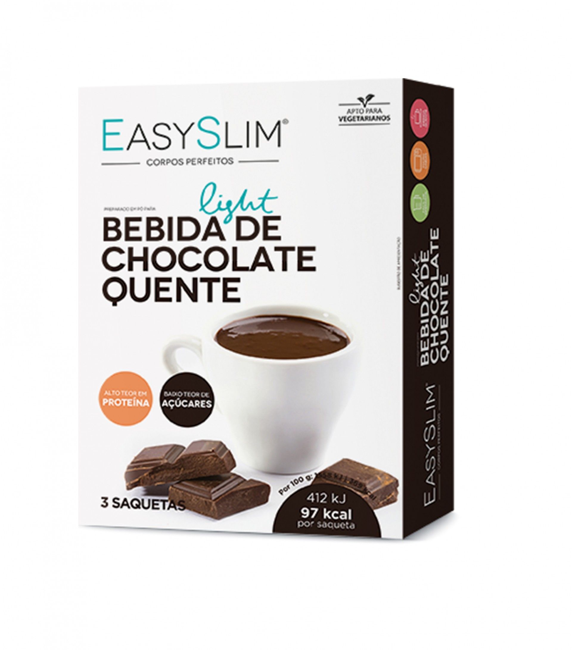 Easyslim Bebida Chocolate Quente 3x26,5g