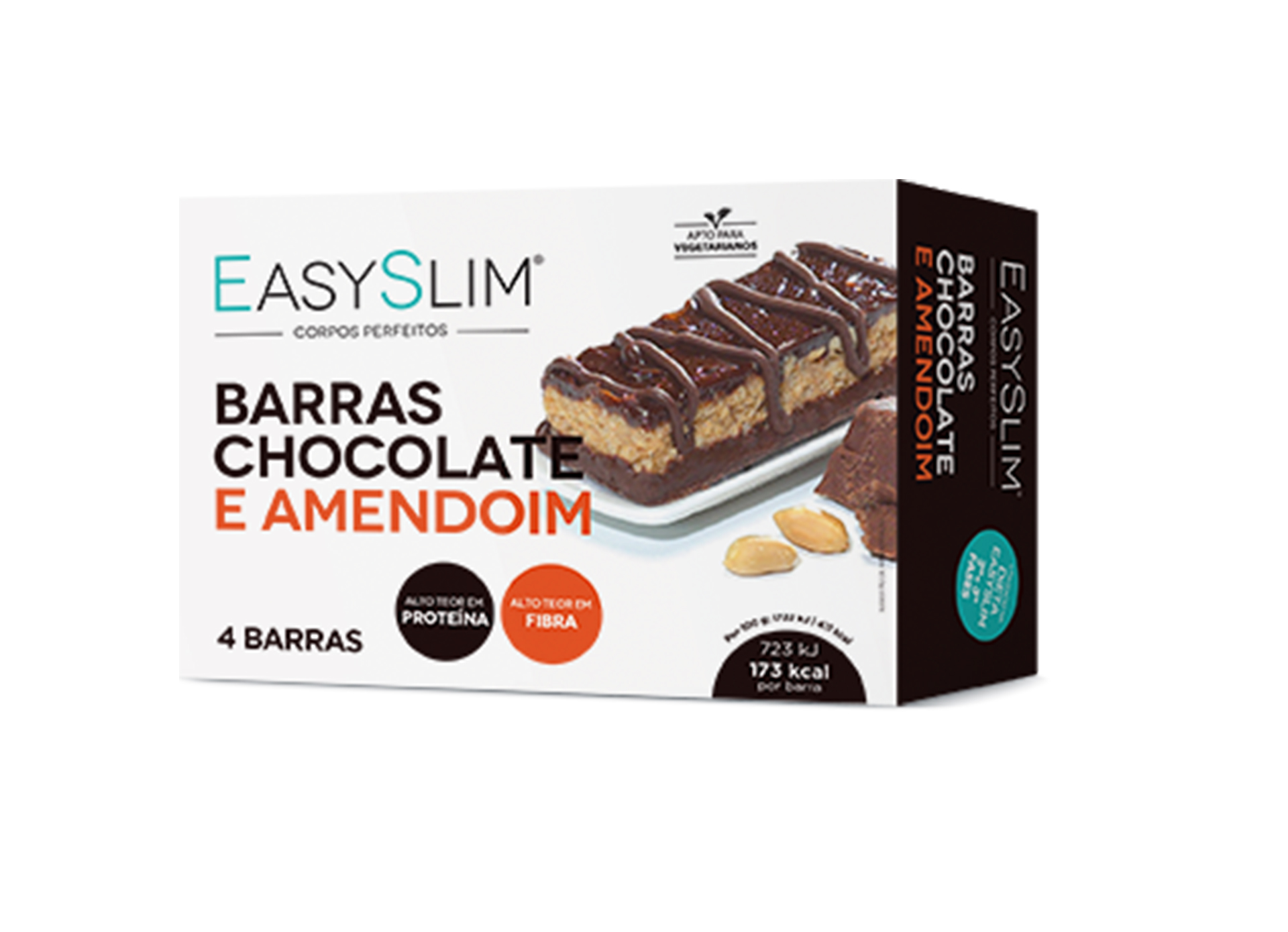 Easyslim Barras Chocolate-Amendoim 42g X 4