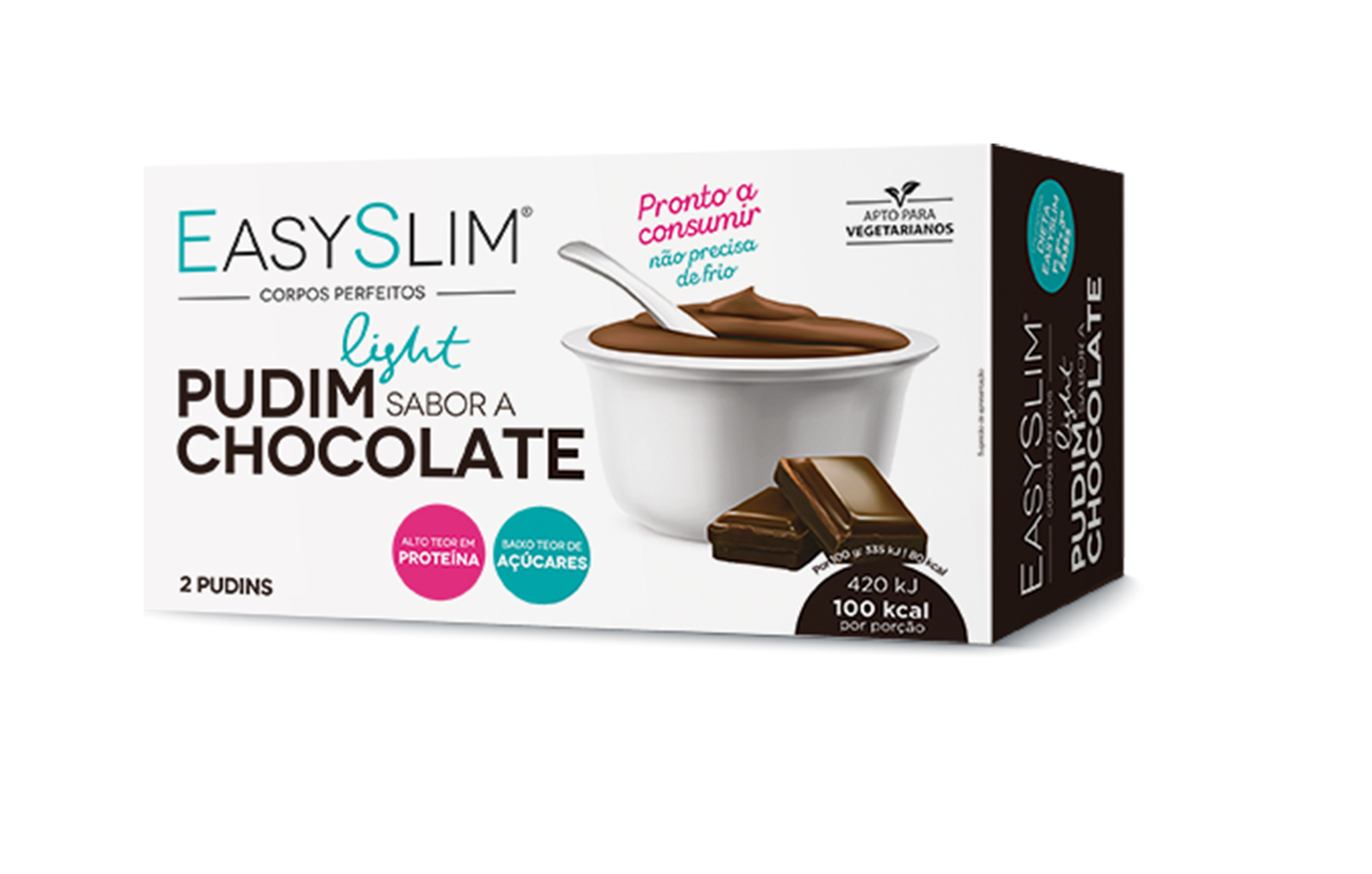 Easyslim Pudim Light Chocolate 250g