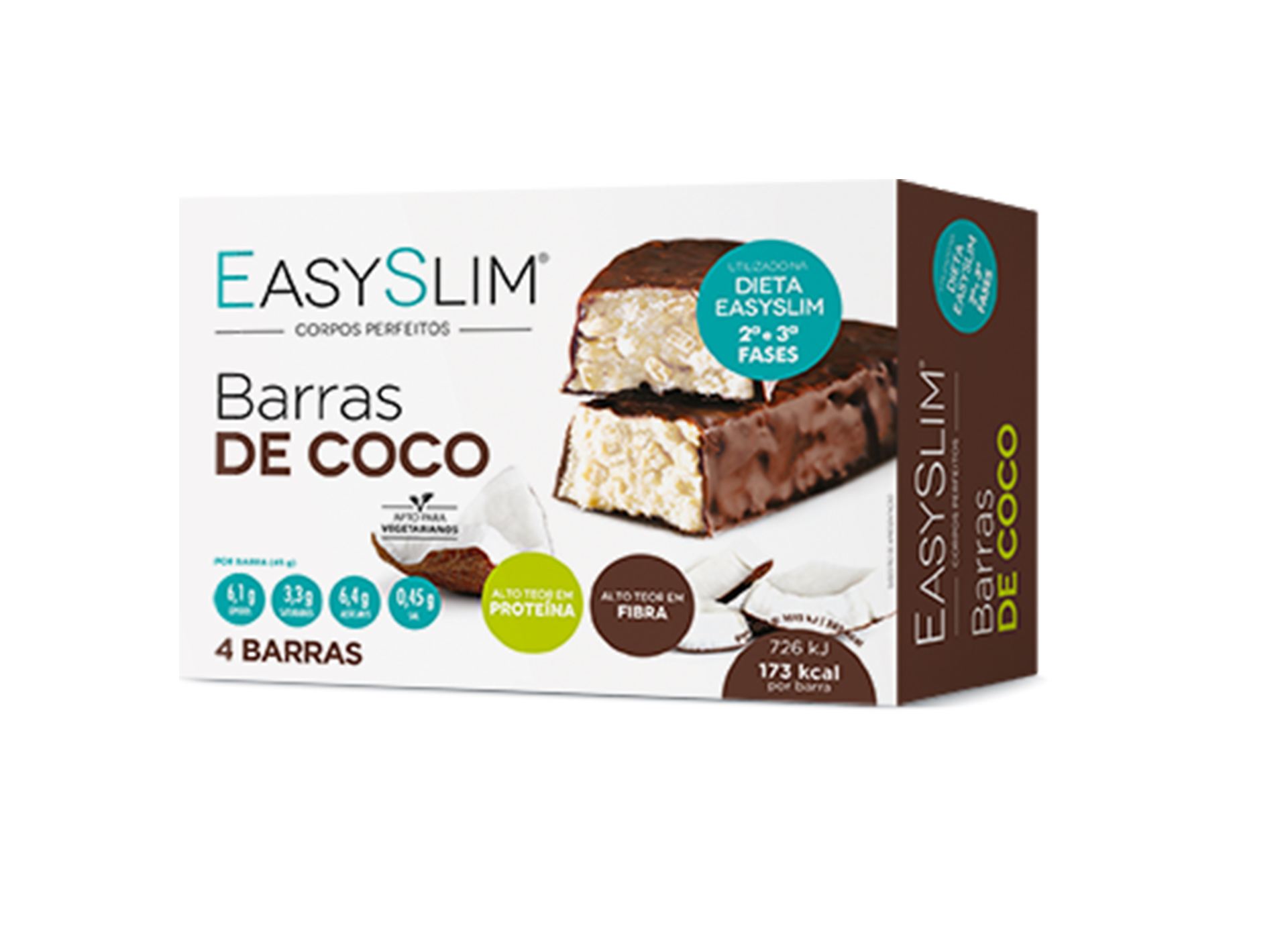 Easyslim Barras Coco 45g X4