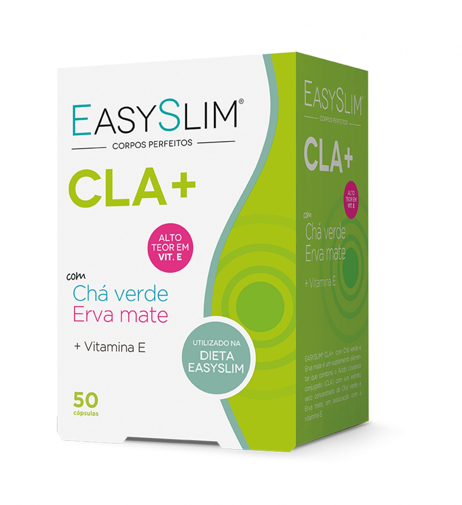Easyslim CLA + Chá Verde + Erva Mate 50 cápsulas