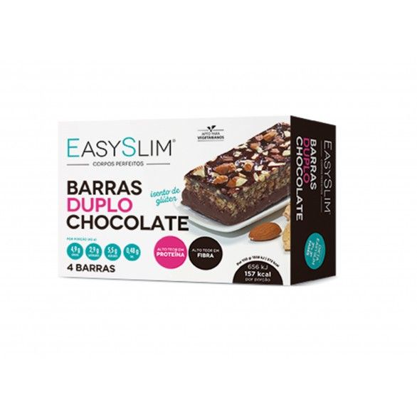 Easyslim Barras Chocolate Duplo 42g X 4