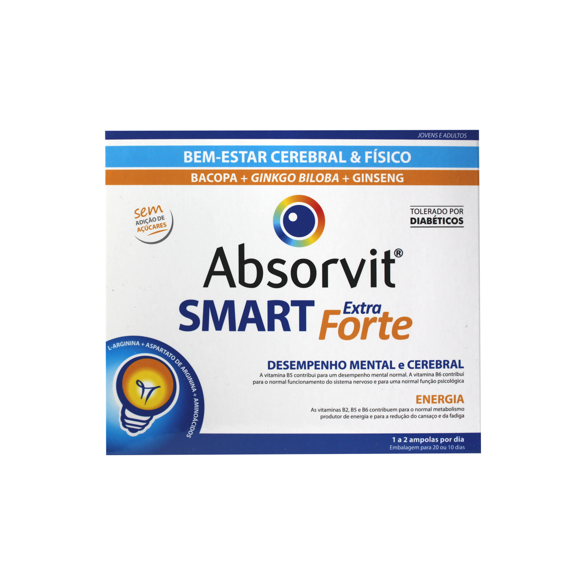 Absorvit Smart Extra Forte 20 Ampolas