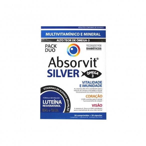 Absorvit Silver 30 comprimidos + 30 cpsulas