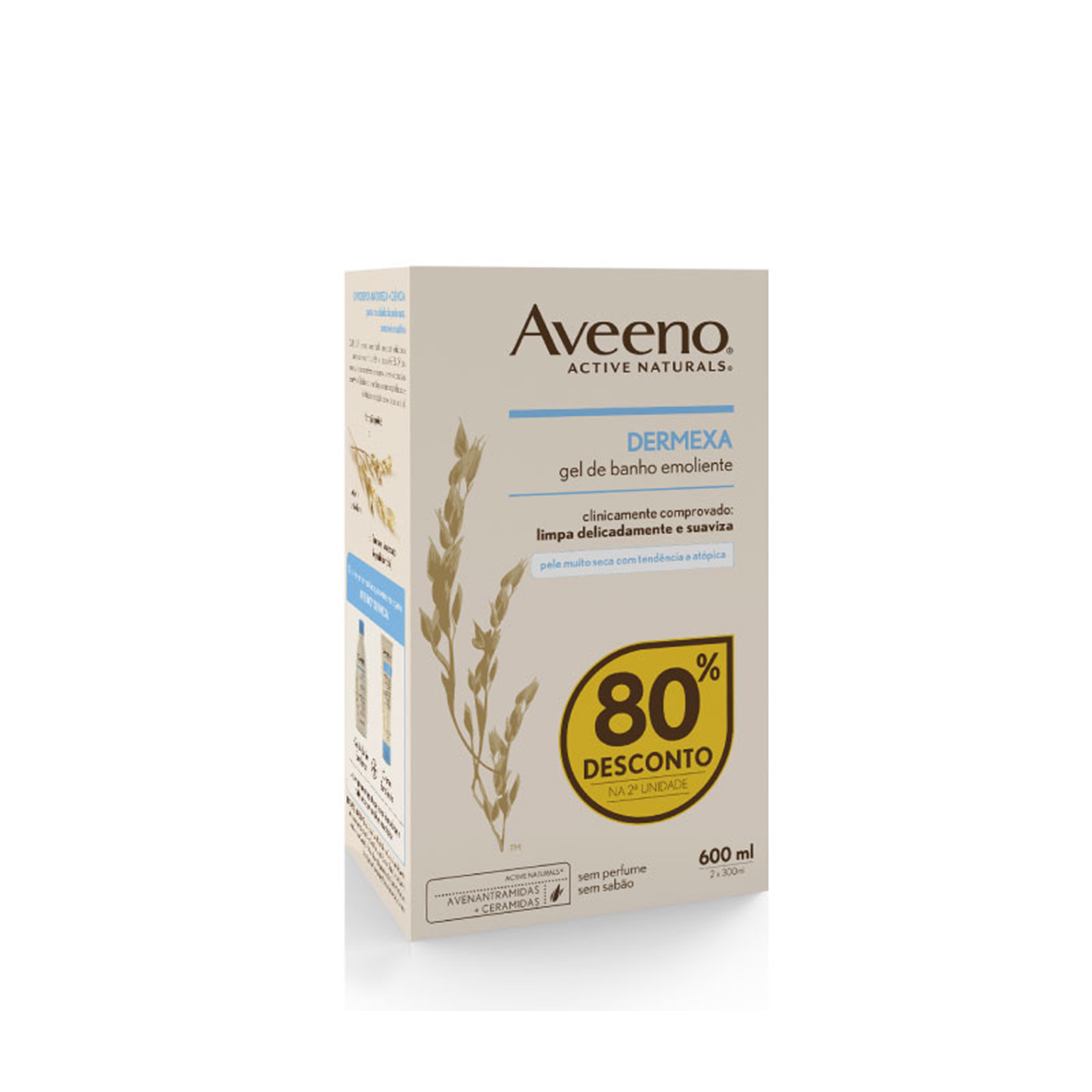 Aveeno Dermexa Gel de Ducha Emoliente 2x300ml