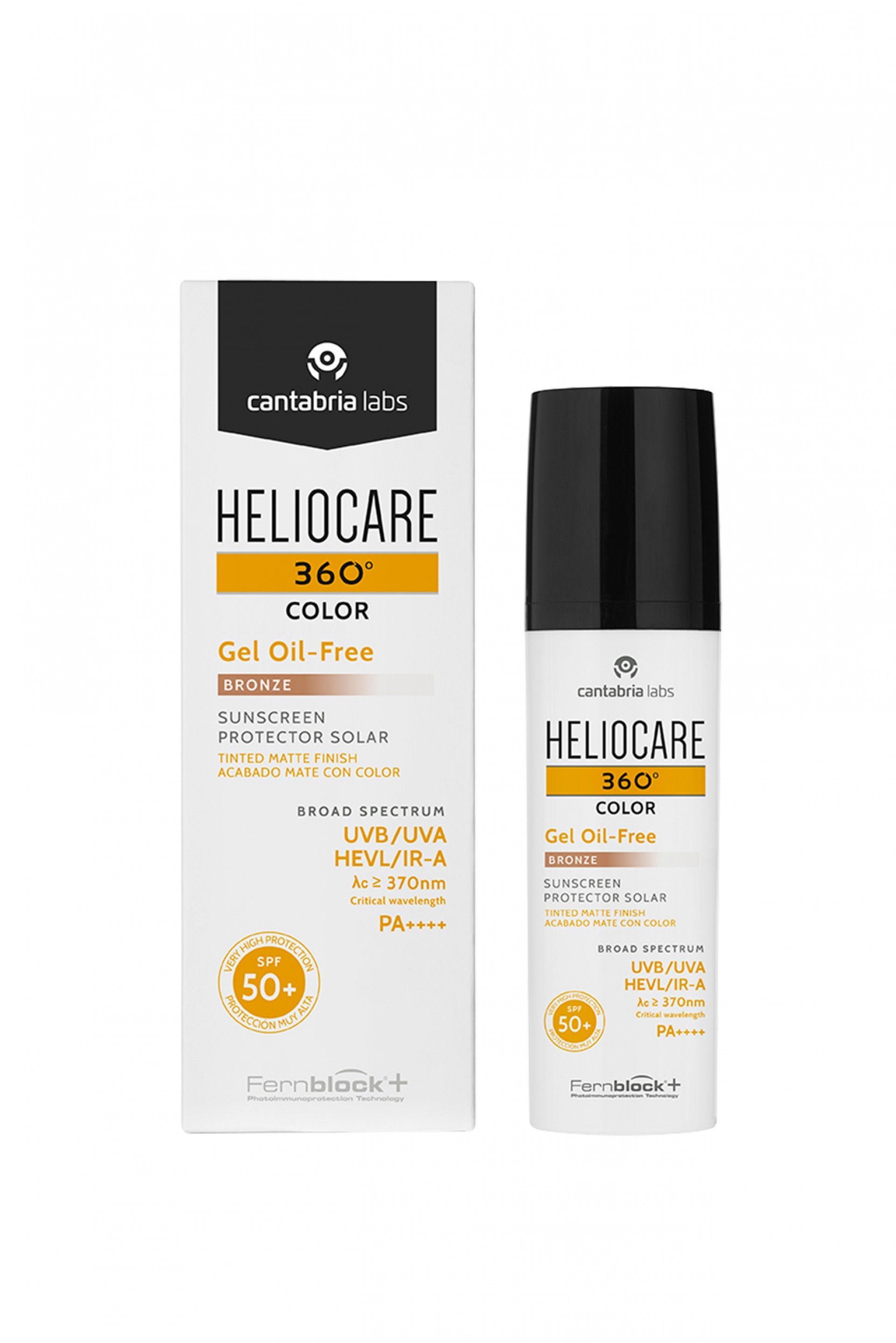 Heliocare 360 Gel Oil Free Tom Bronze SPF50+ 50ml