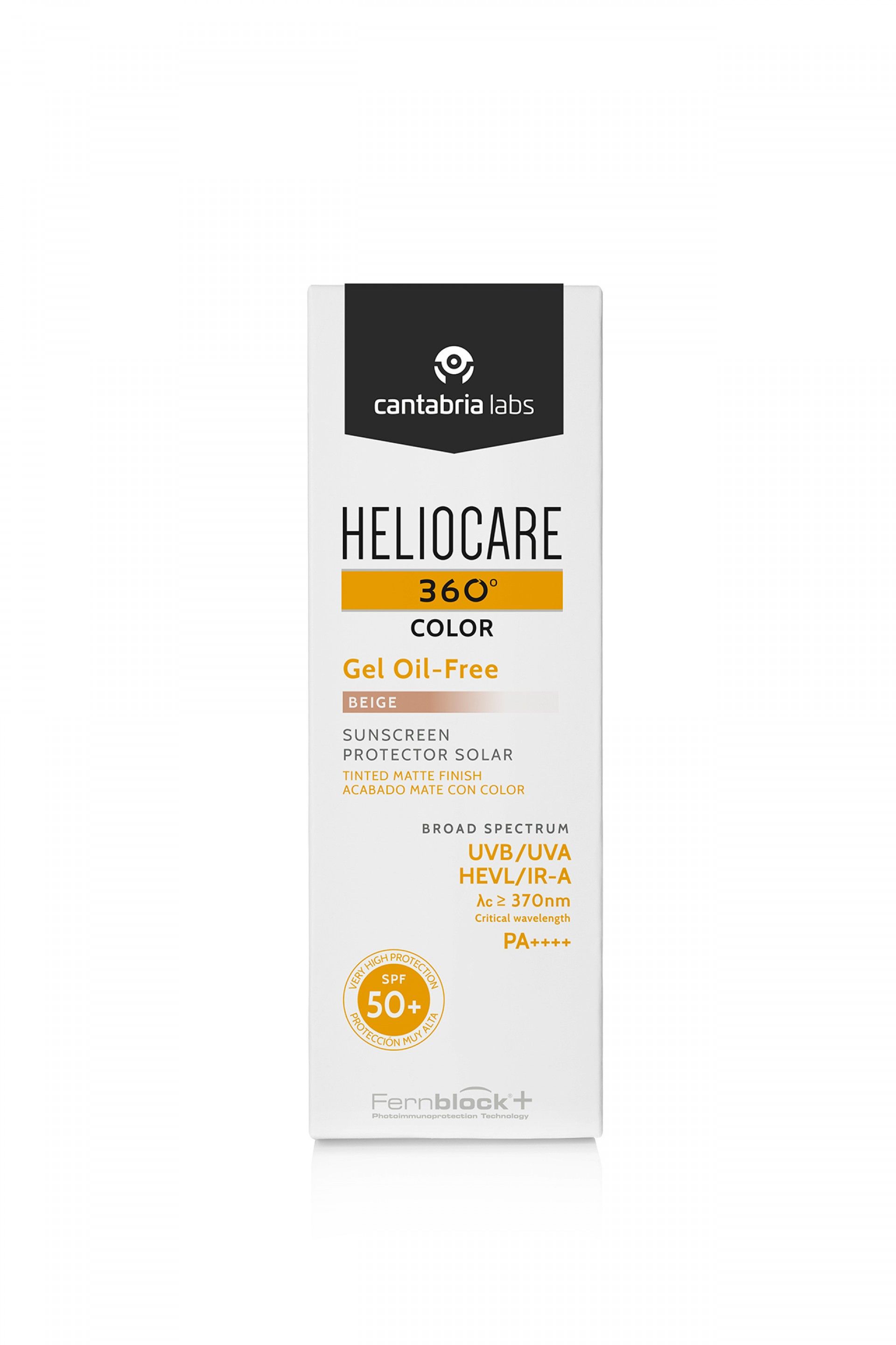 Heliocare 360 Gel Oil Free Tom Beige SPF50+ 50ml