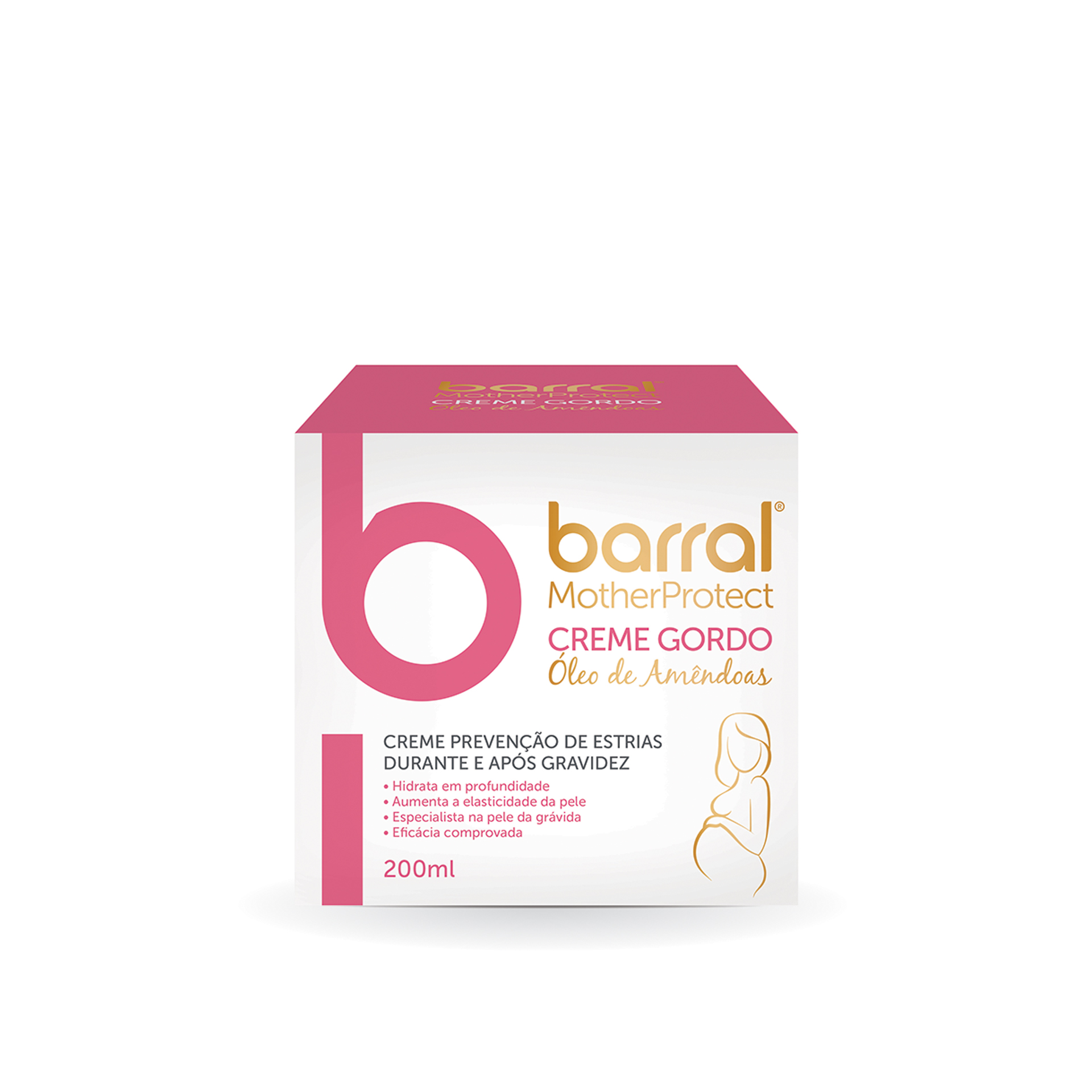 Barral Creme Gordo com Óleo de Amêndoas 200ml