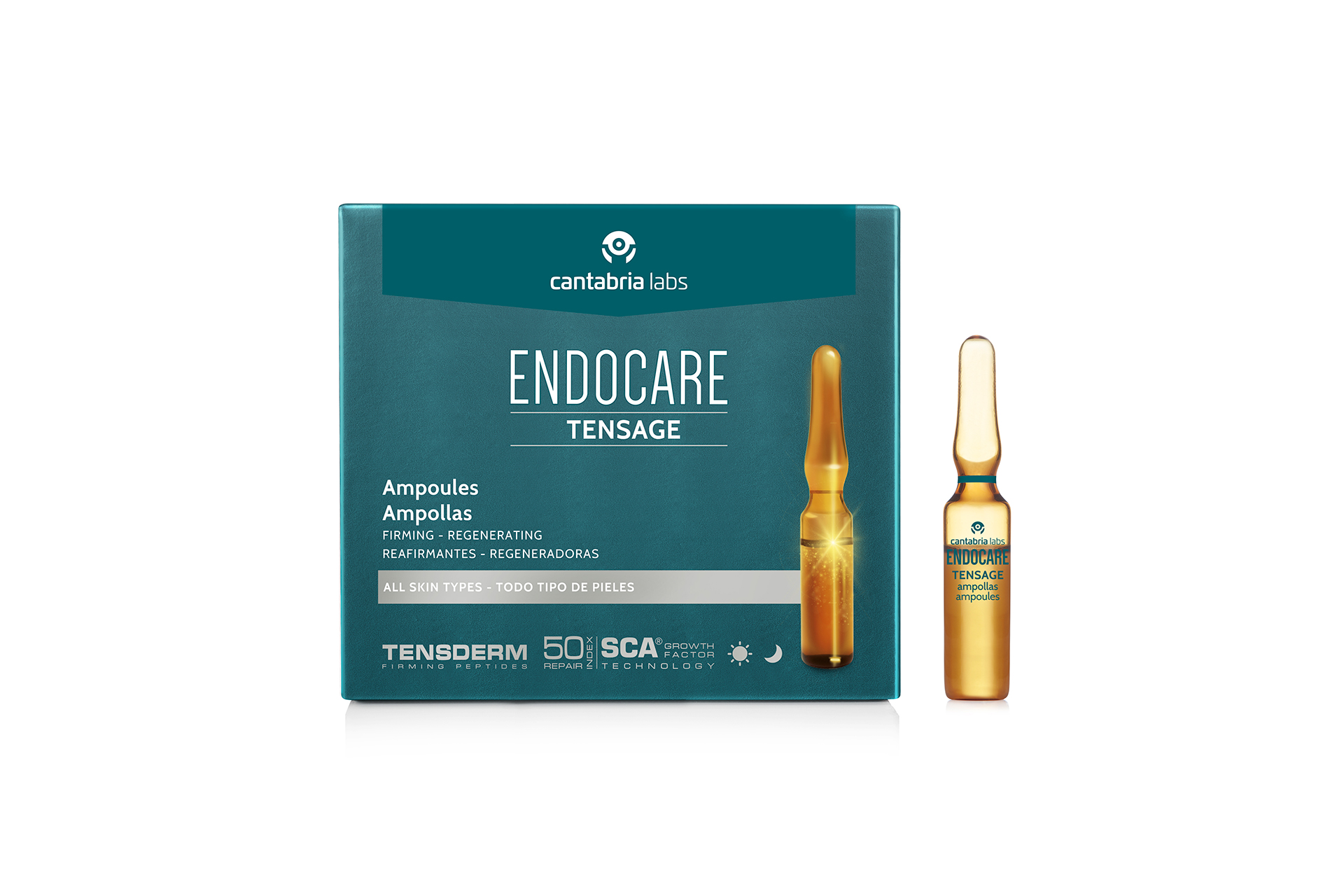 Endocare Tensage Ampolas Regeneradoras 10 x 2ml