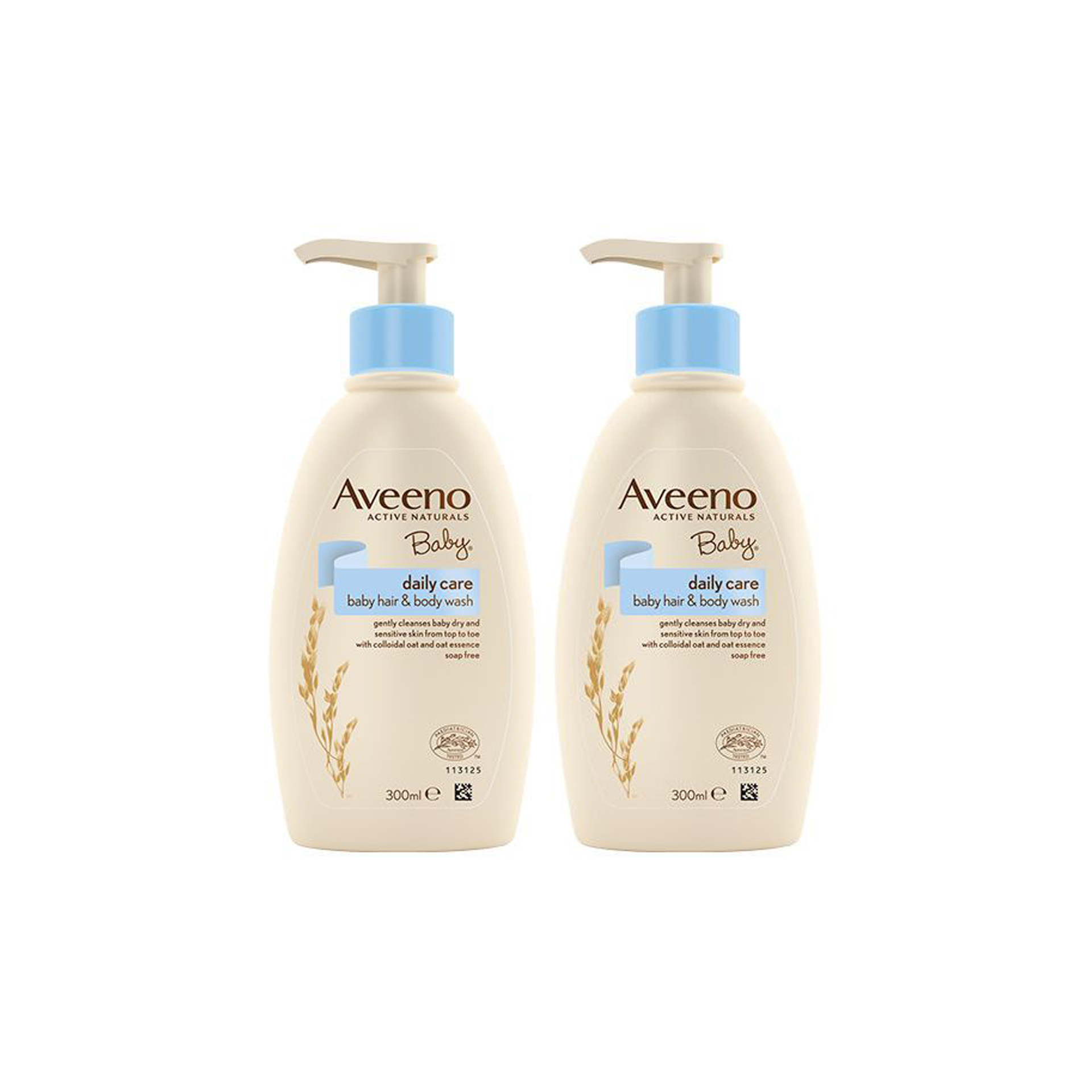 Aveeno Gel de Banho Baby Corpo e Cabelo 2x300ml