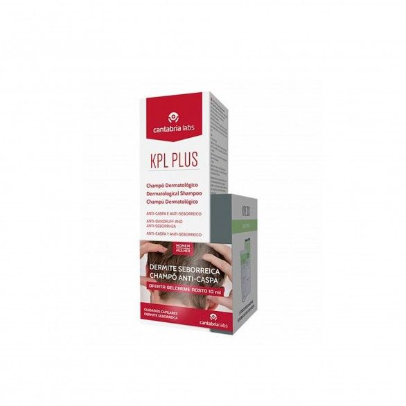 KPL Plus Champô Anticaspa 200ml + Oferta DS Gel-Creme 2 x 5 ml