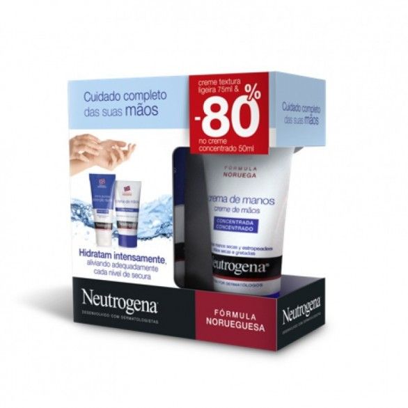 Neutrogena Pack Creme Textura Ligeira 75ml + Creme Concentrado 50ml