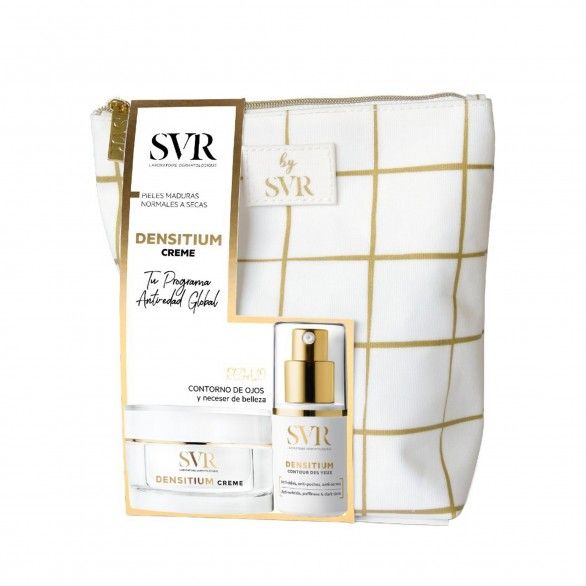 SVR Coffret Densitium Creme Anti-rugas 50 ml com Oferta de Creme Contorno Olhos 15 ml + Bolsa