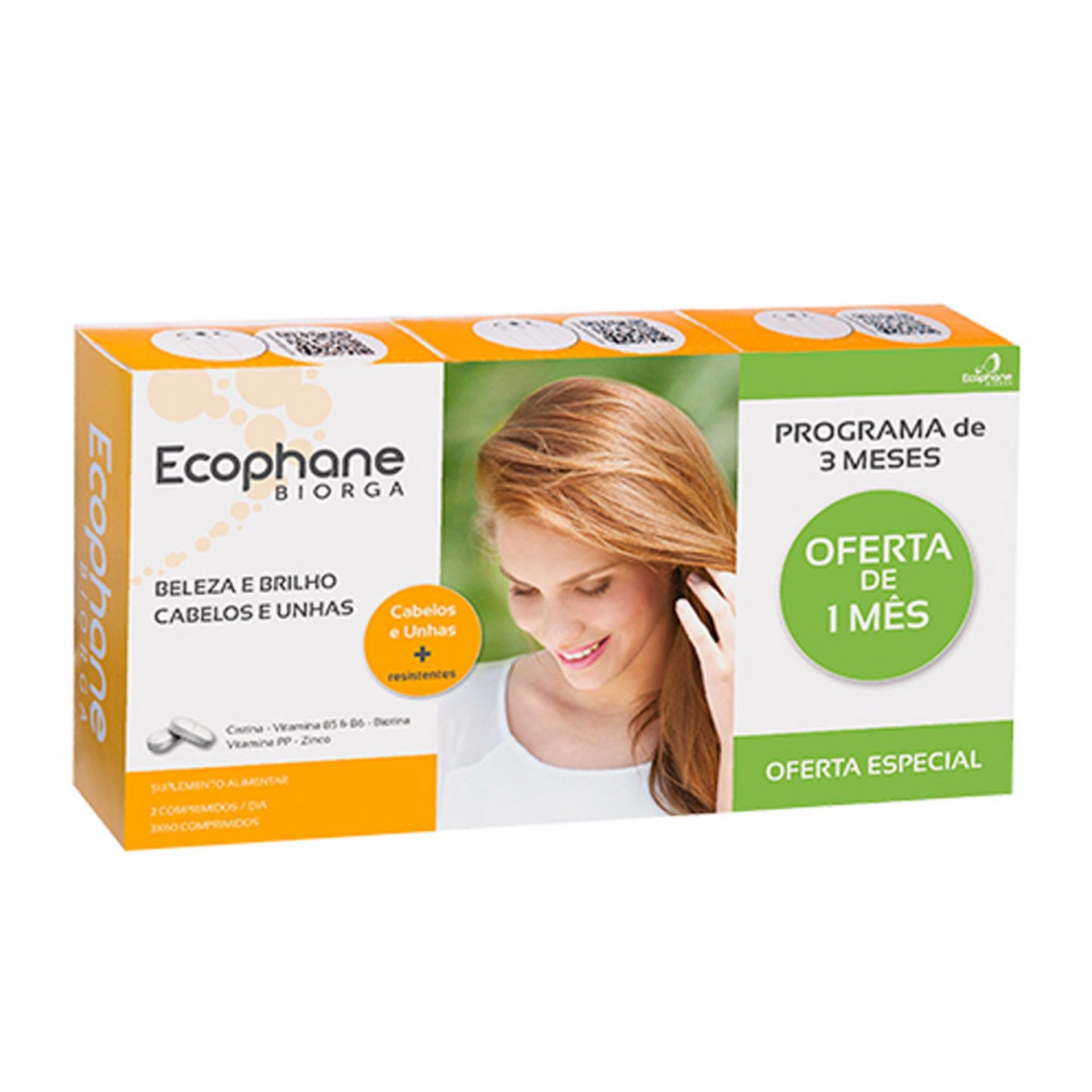 Biorga Ecophane 3 x 60 comprimidos, 3.er envase gratis