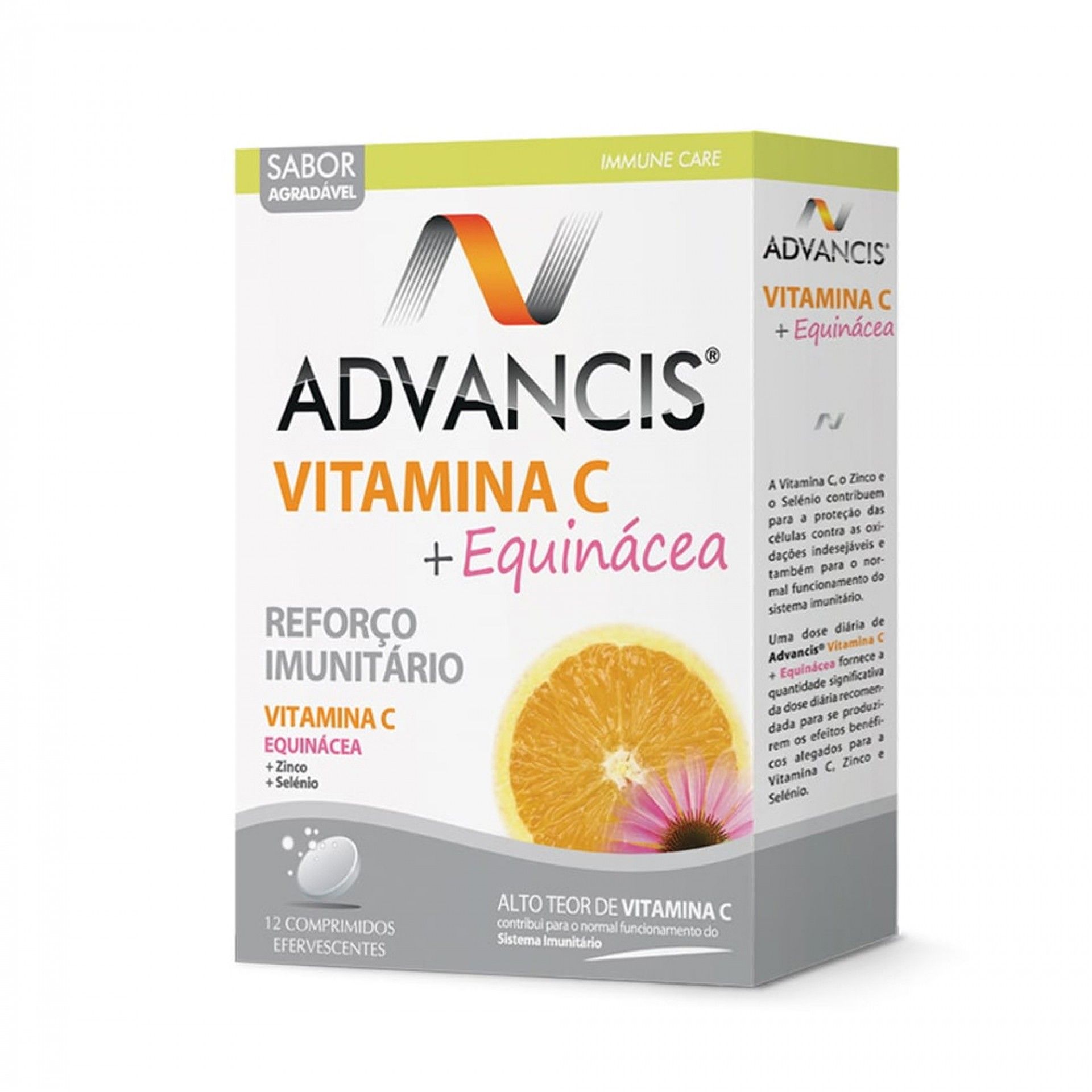 Advancis Vitamina C + Equinácia 12 comprimidos efervescentes