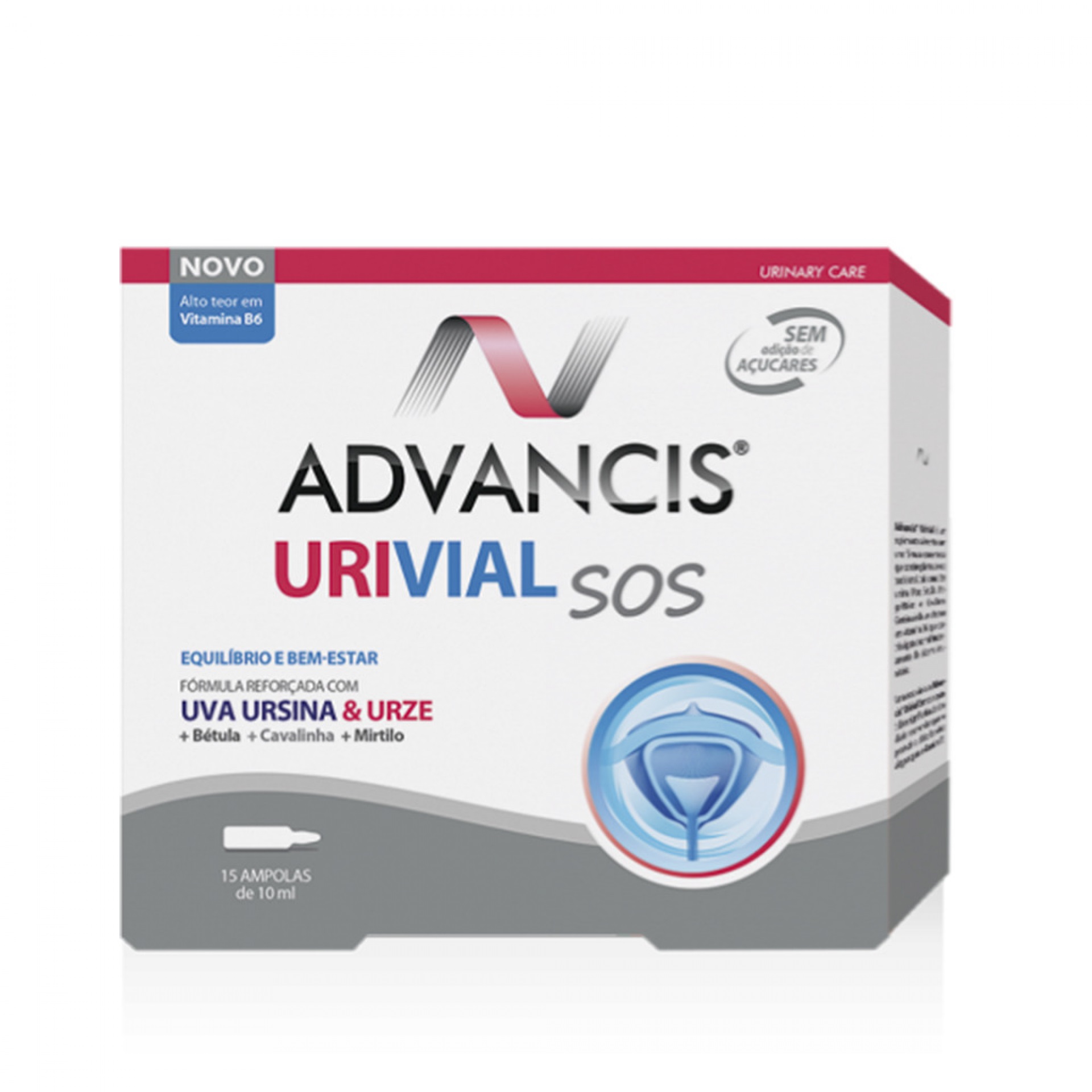 Advancis Urivial SOS 15 Ampolas