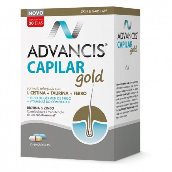 Advancis Capilar Gold 30+30 Cápsulas