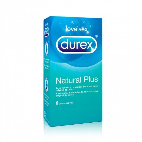 Durex Natural Plus Preservativos X6