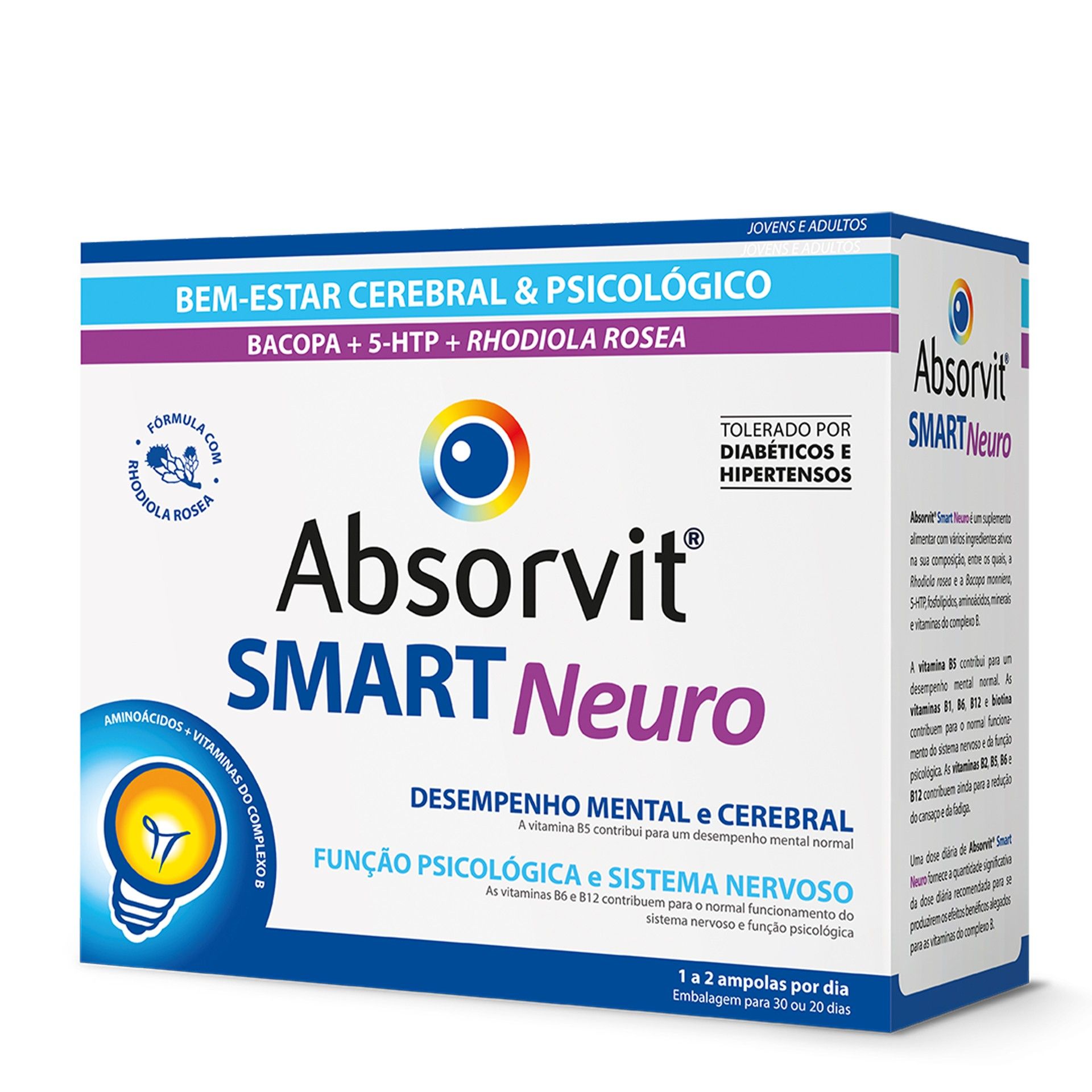 Absorvit Smart Neuro 30 ampolas