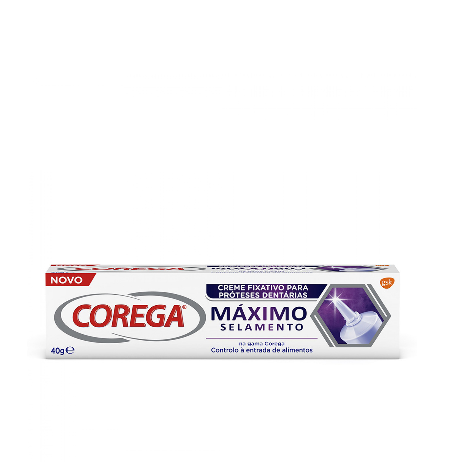 Corega Máximo Selamento Creme Fixativo Prótese 40g