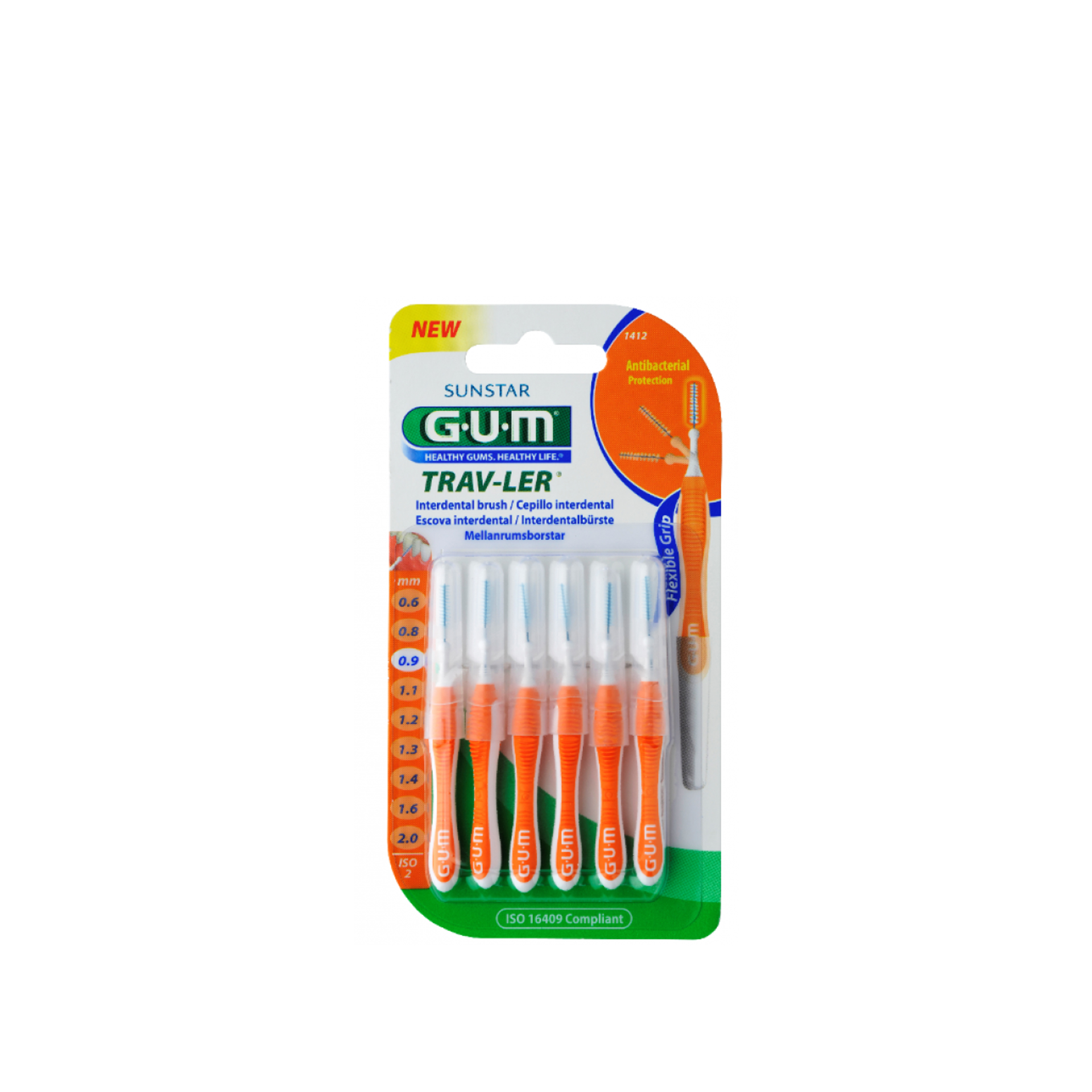 Gum Trav-Ler 1412 Escovilhão Ipu Fino Cilíndrico 6unidades