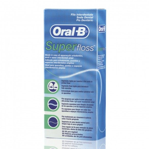 Oral-B Superfloss Fio Dentário x50