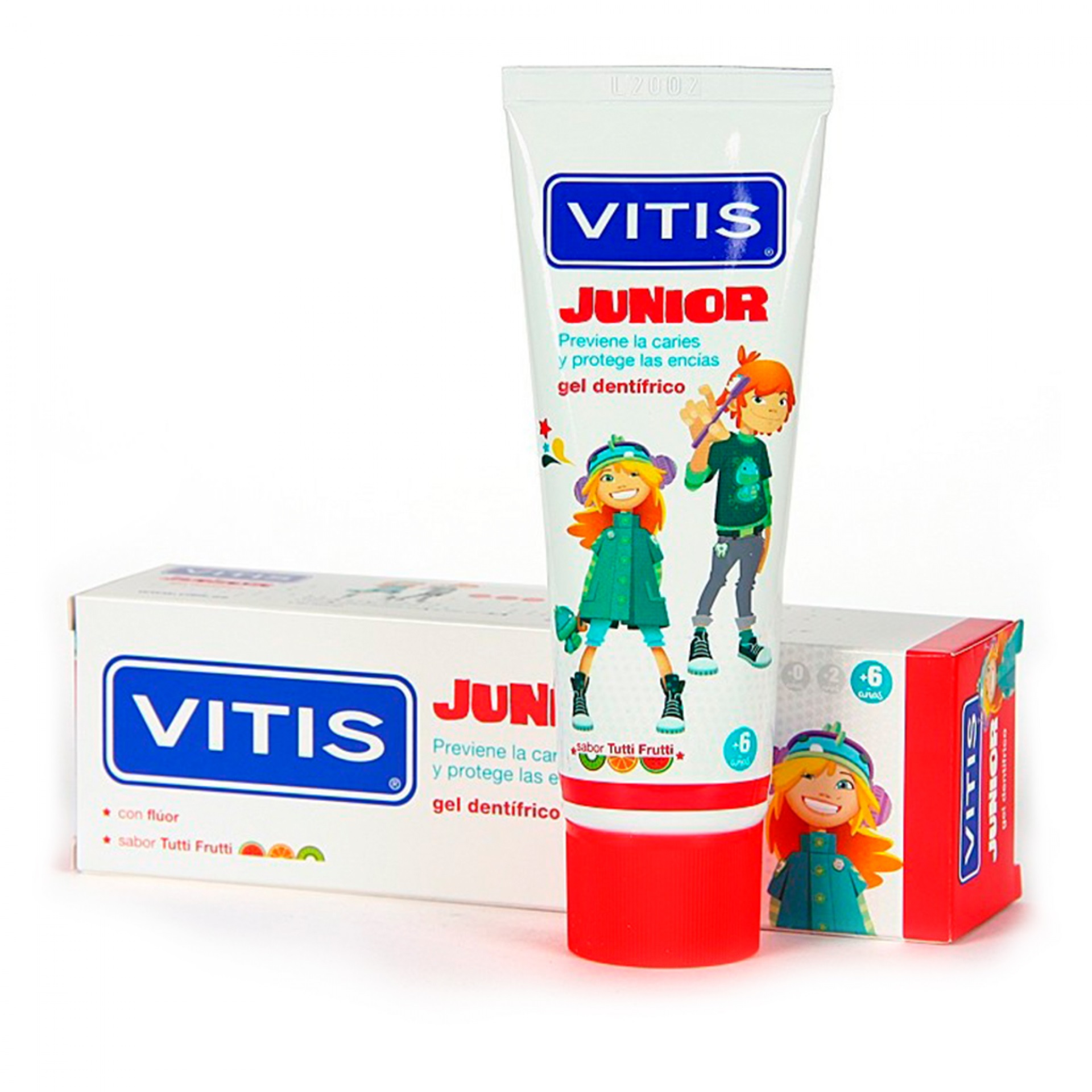 Vitis Junior Gel Dentífrico Sabor Tutti Frutti 75ml
