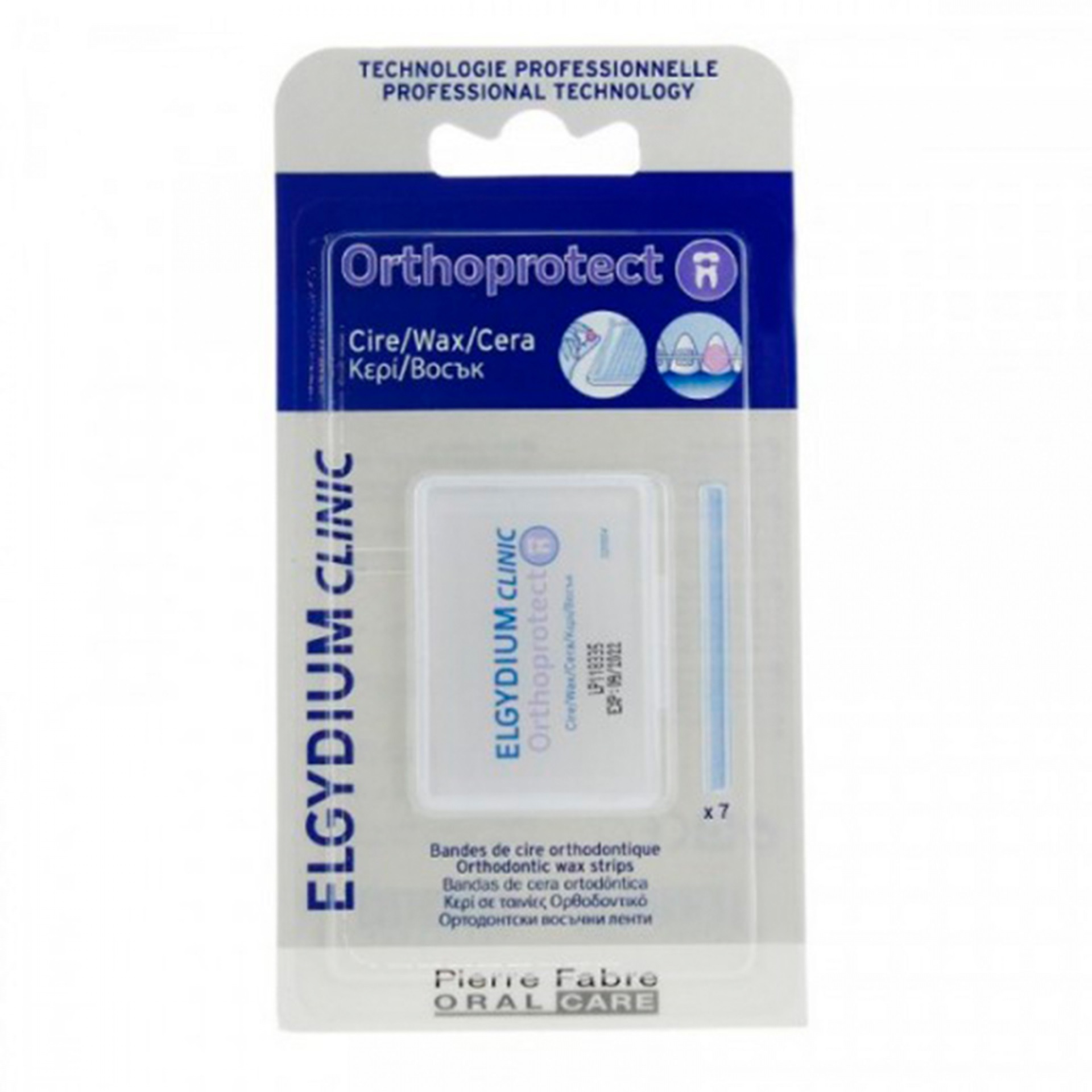Elgydium Clinic Orthoprotect Tiras Cera x7
