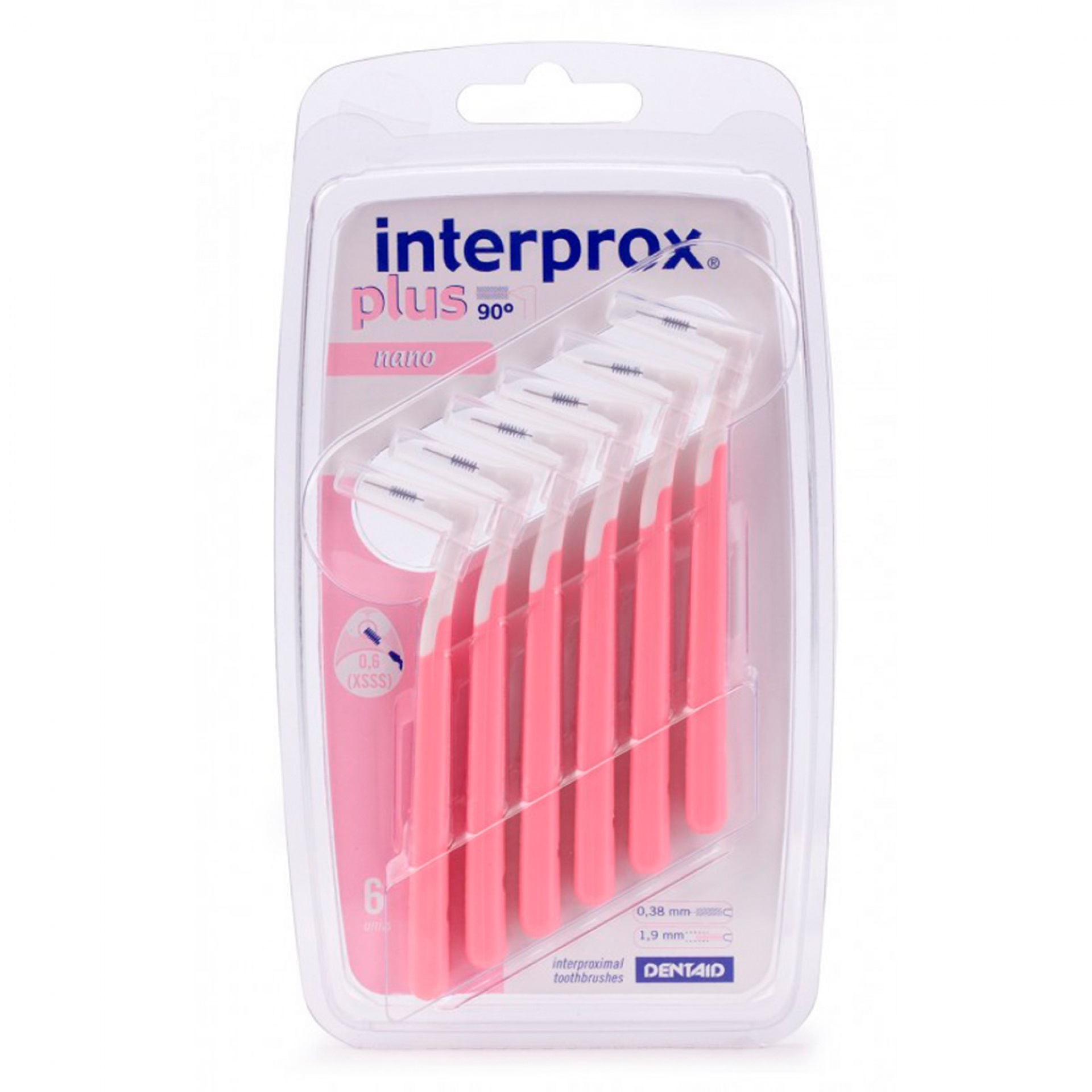 Cepillo Interprox Plus 90º Nano 6 Unidades