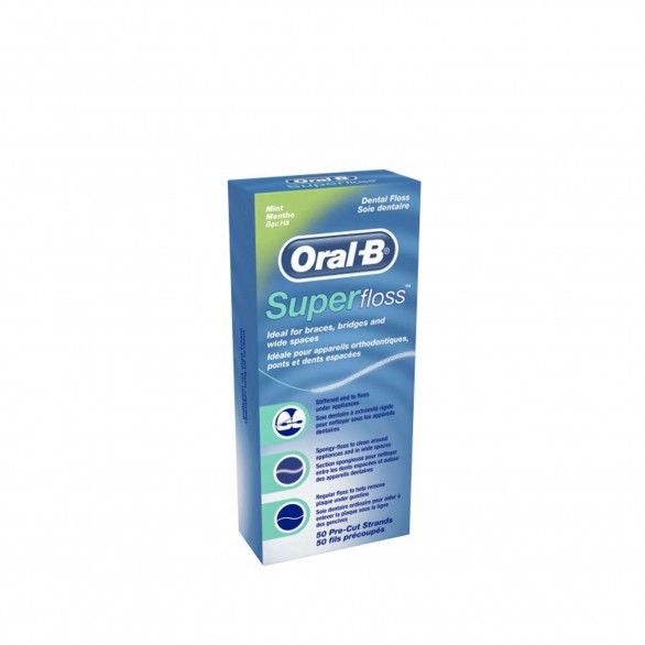Oral-B Superfloss Fio Dentário Menta x50