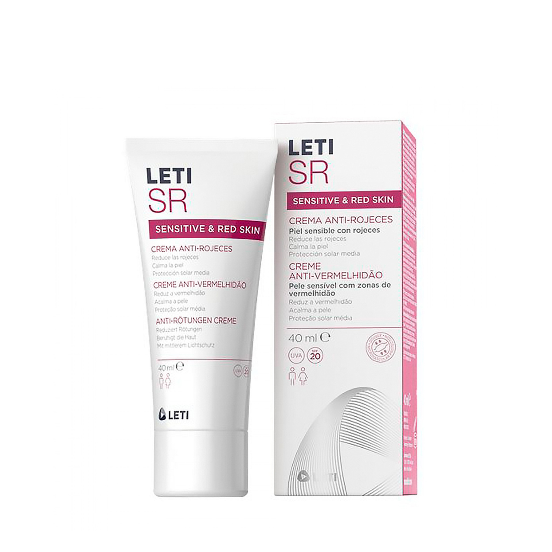 Leti SR Creme de Rosto Anti-Vermelhidão 40ml