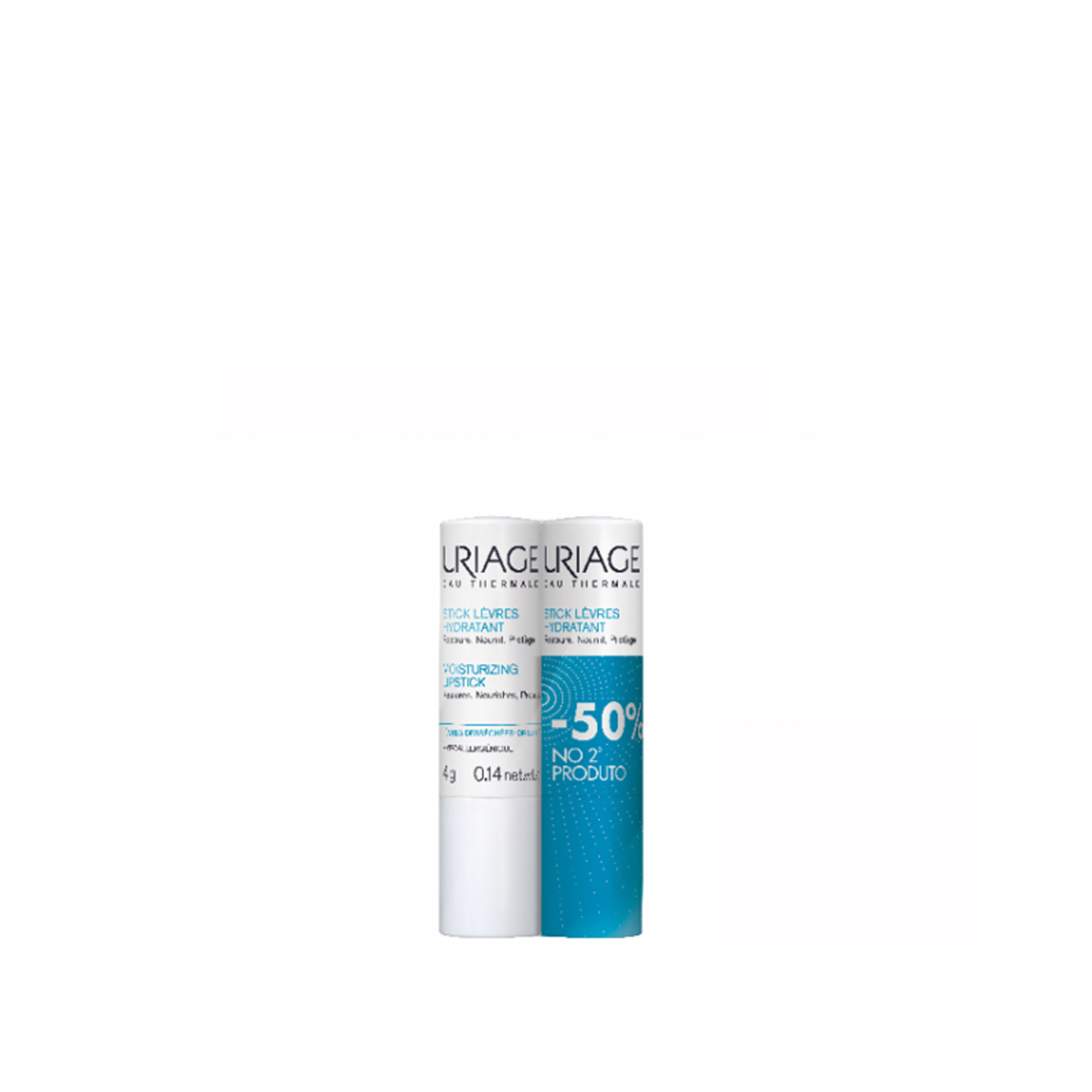 Uriage Duo Stick Labial 2 x 4 g com Desconto de 50%
