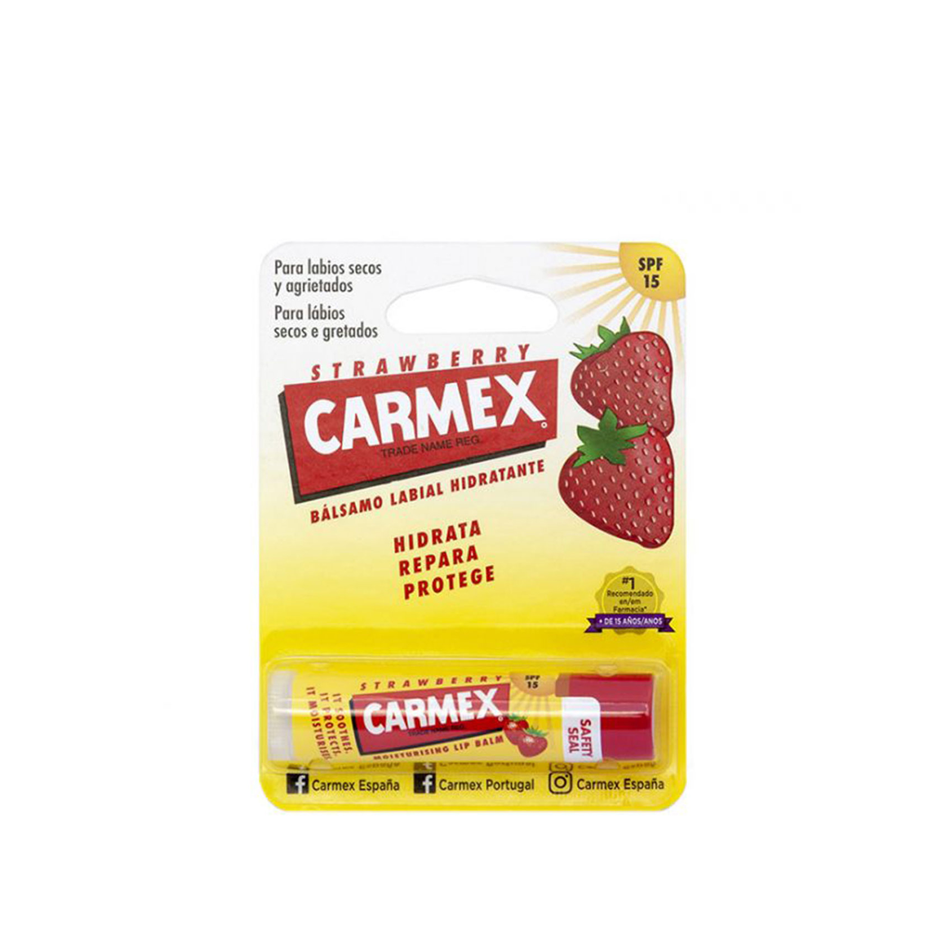 Carmex Stick Labial Fresa SPF15 4.25g
