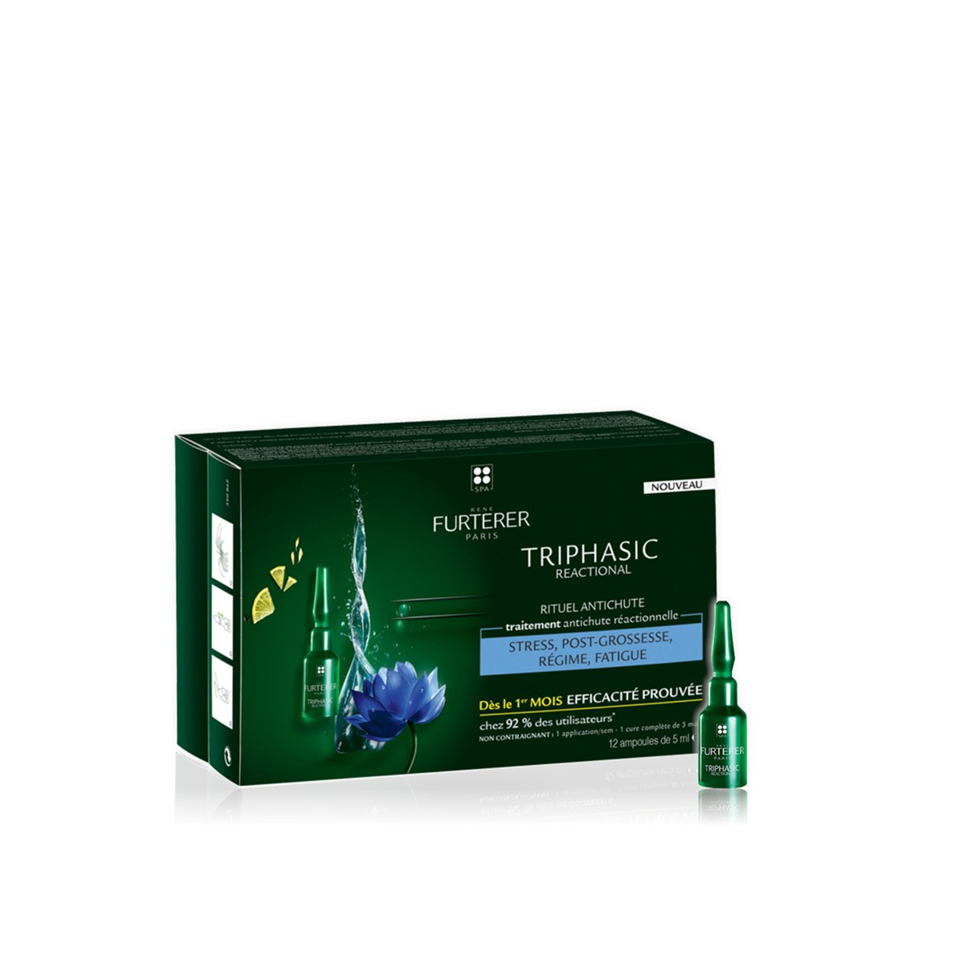 Rene Furterer Triphasic Anti-Queda Reacional 12 Ampolas