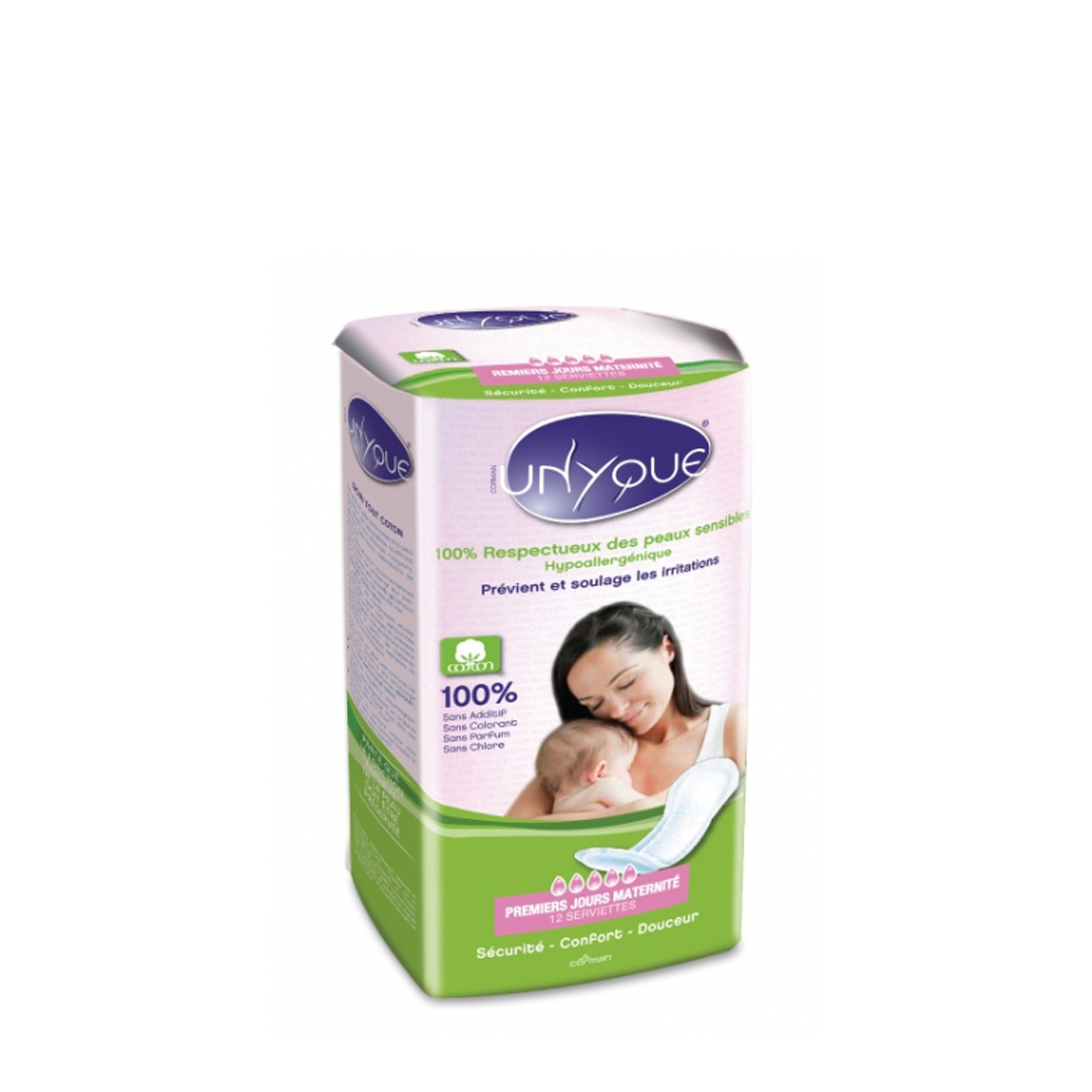 Unyque Pensos Maternidade Primeiros Dias 12 Unidades
