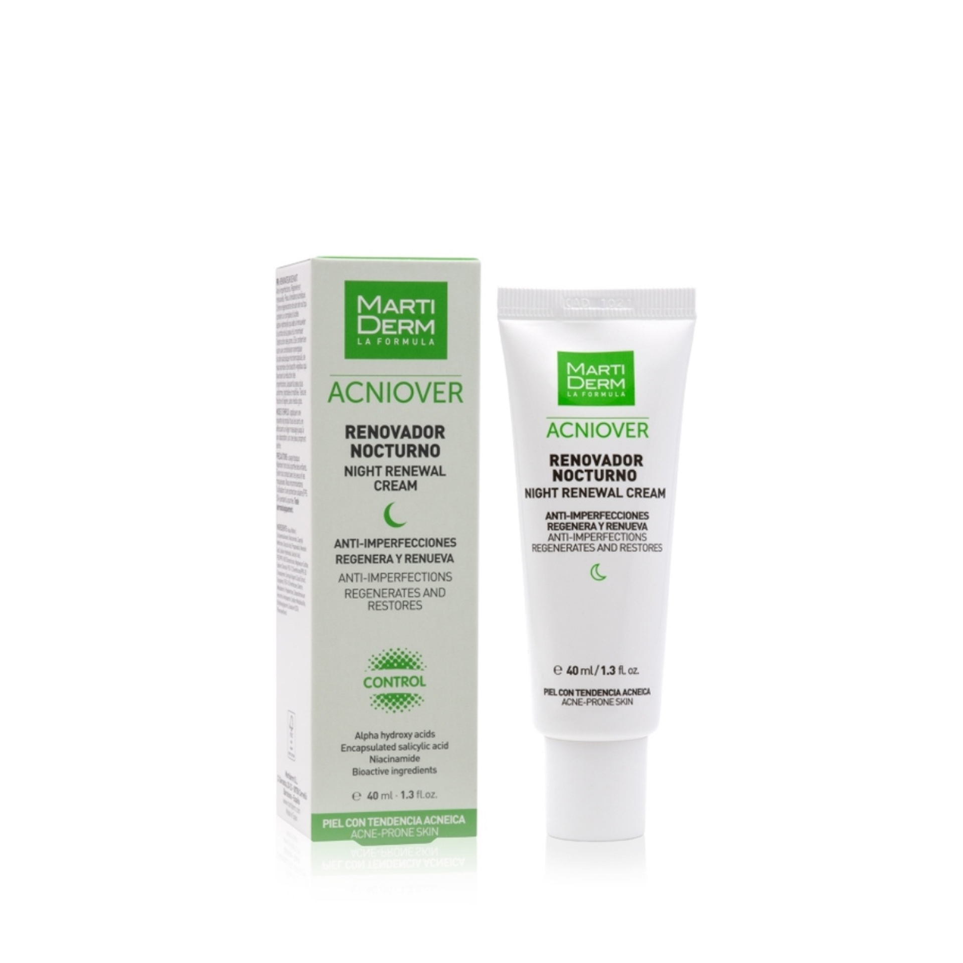Martiderm Acniover Creme Renovador Noite 40ml