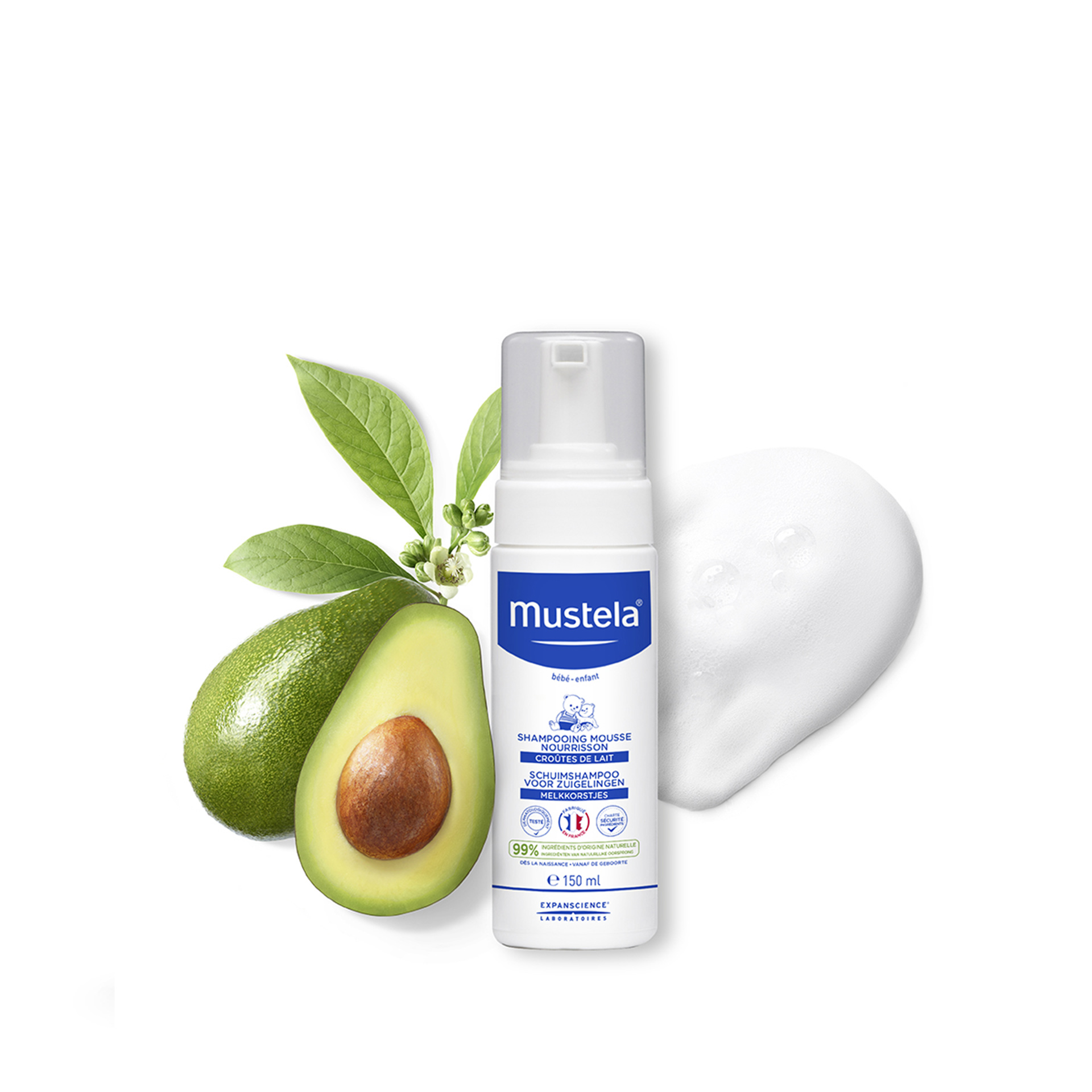 Champú Mustela Baby Foam 150ml