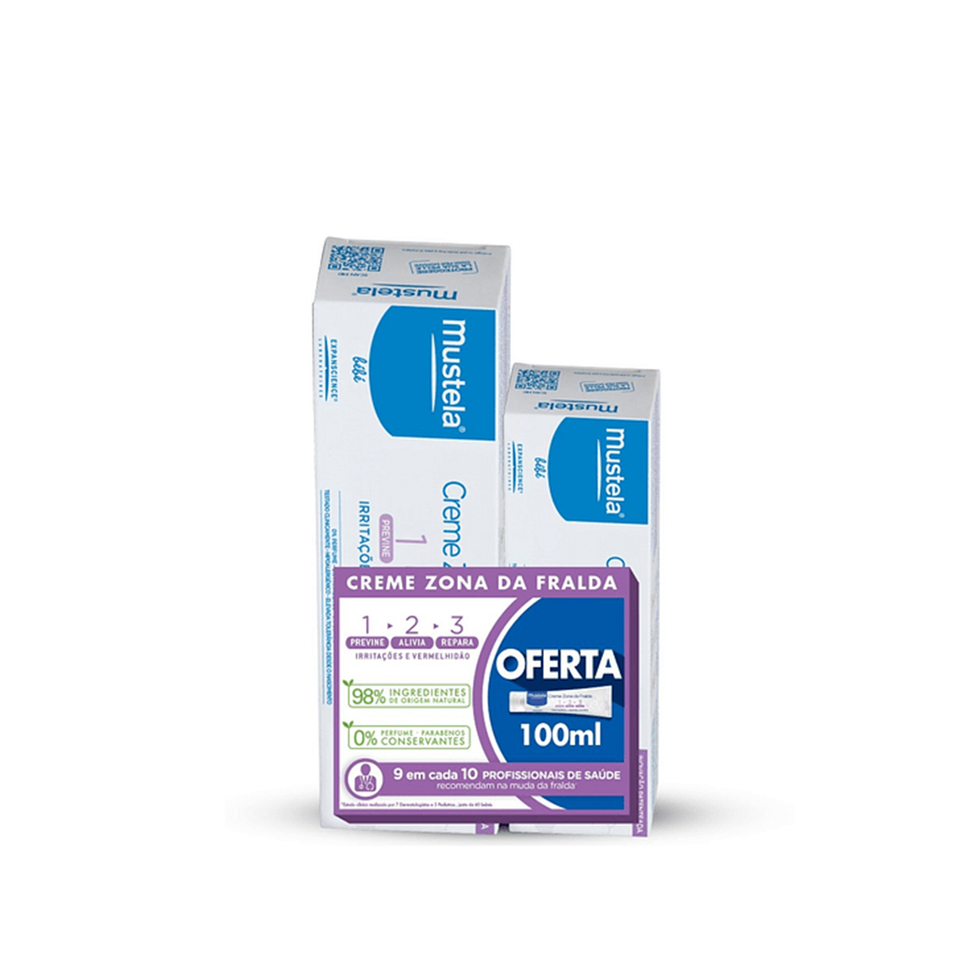 Mustela Bebe Creme Zona Fralda 150ml + 100ml