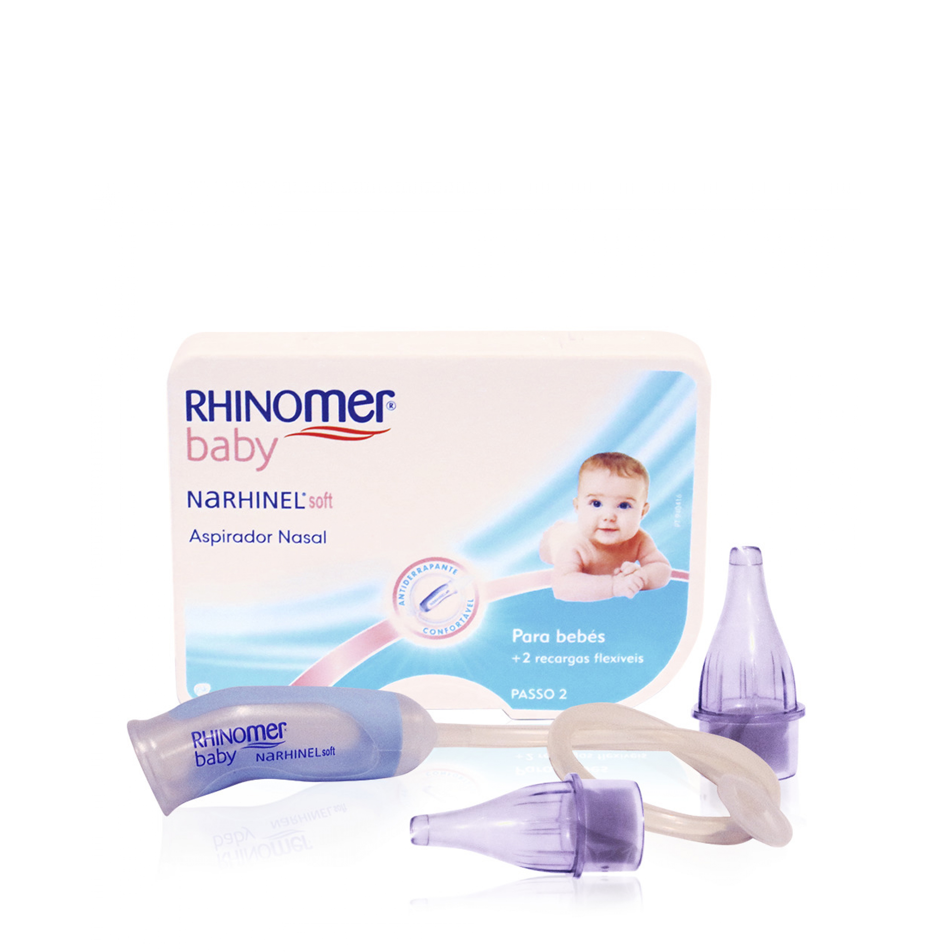 Rhinomer Baby Soft Aspirador Nasal + 2 Recargas