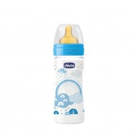 Chicco Bibero Ltex Well-Being Azul 2m+ 250ml